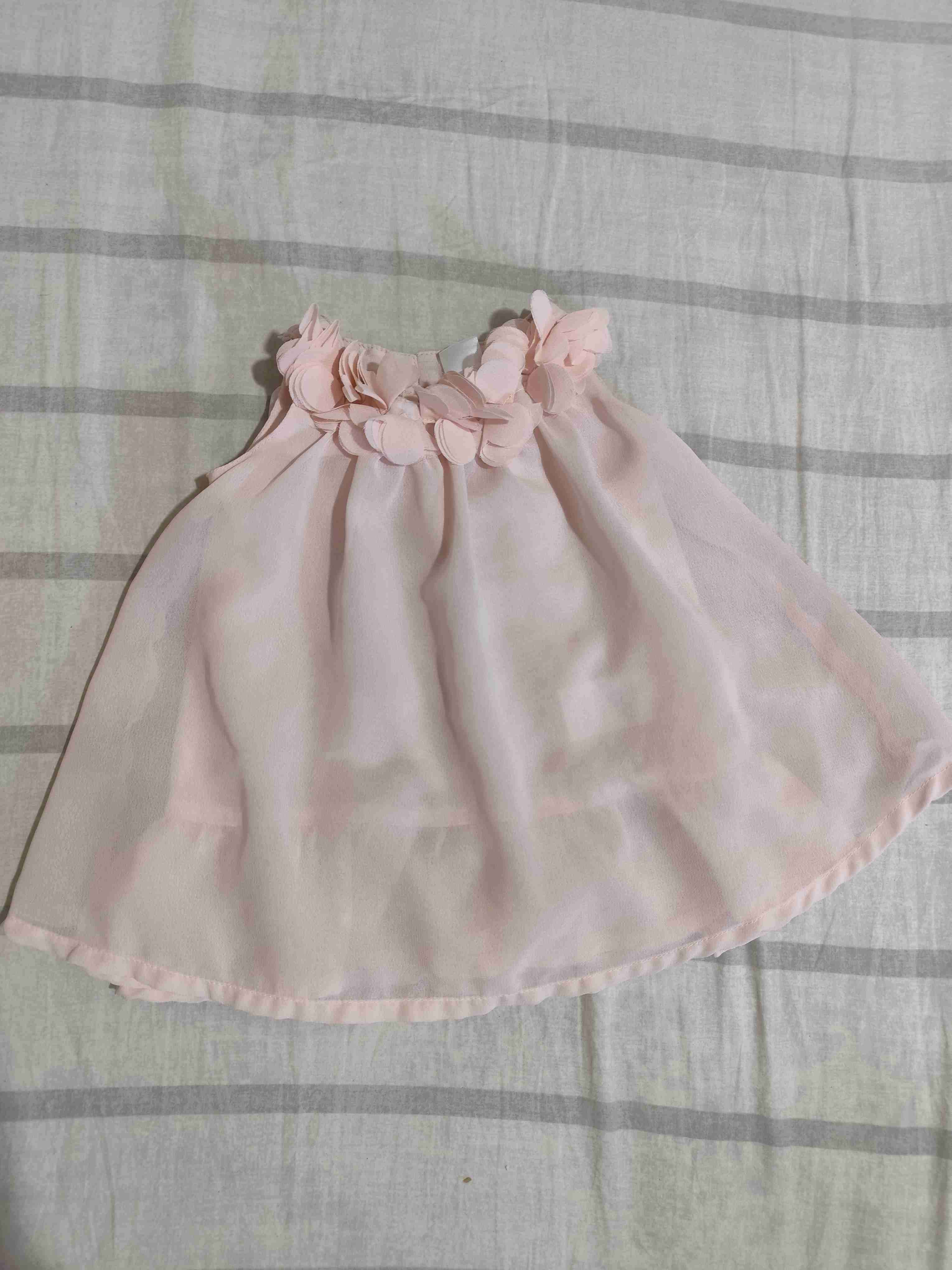 Vestido rosa con flores