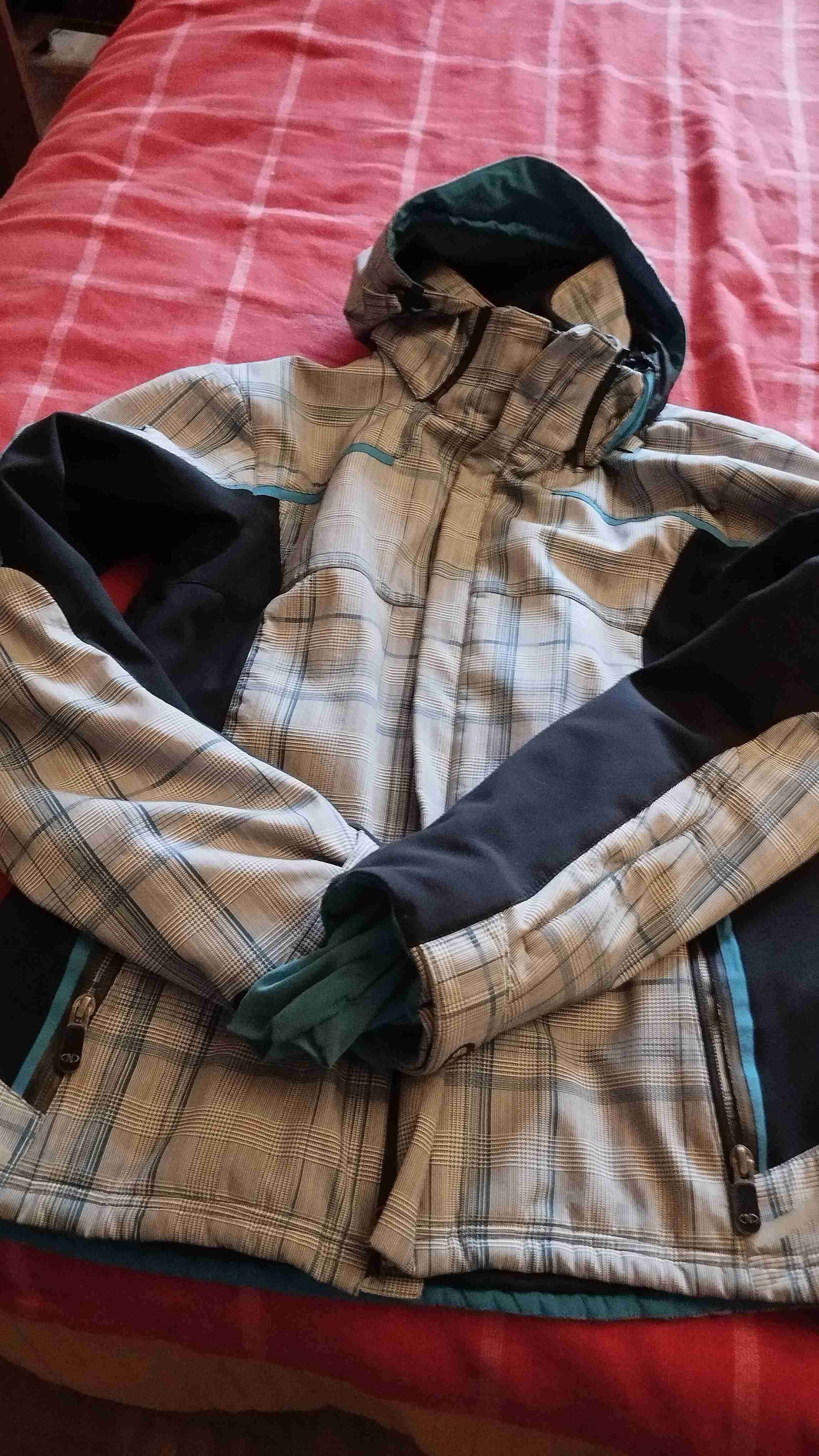 Chaqueta de invierno a cuadros