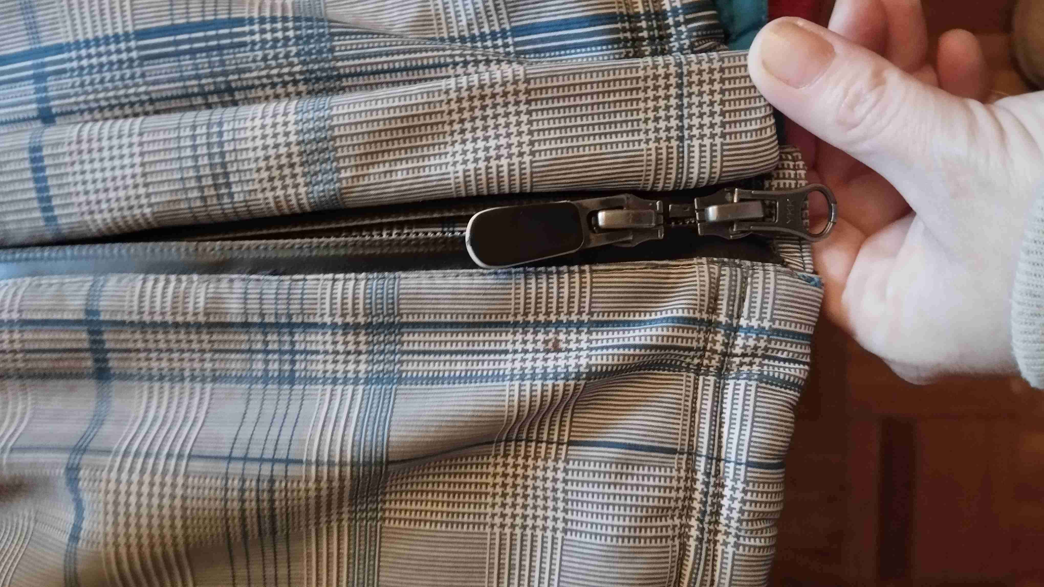 Chaqueta de invierno a cuadros - miniatura 4