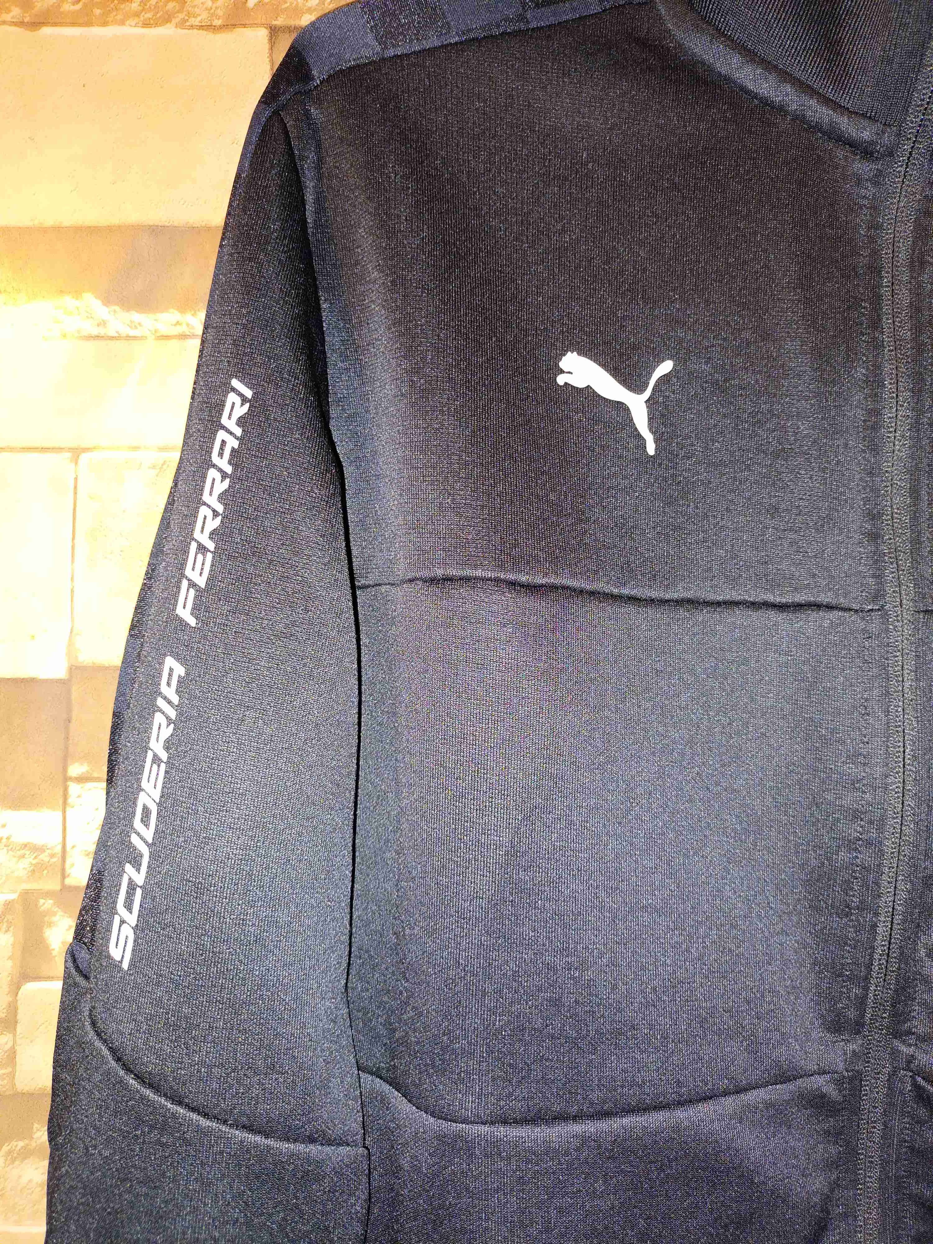 Chaqueta deportiva negra Puma Ferrari - miniatura 2