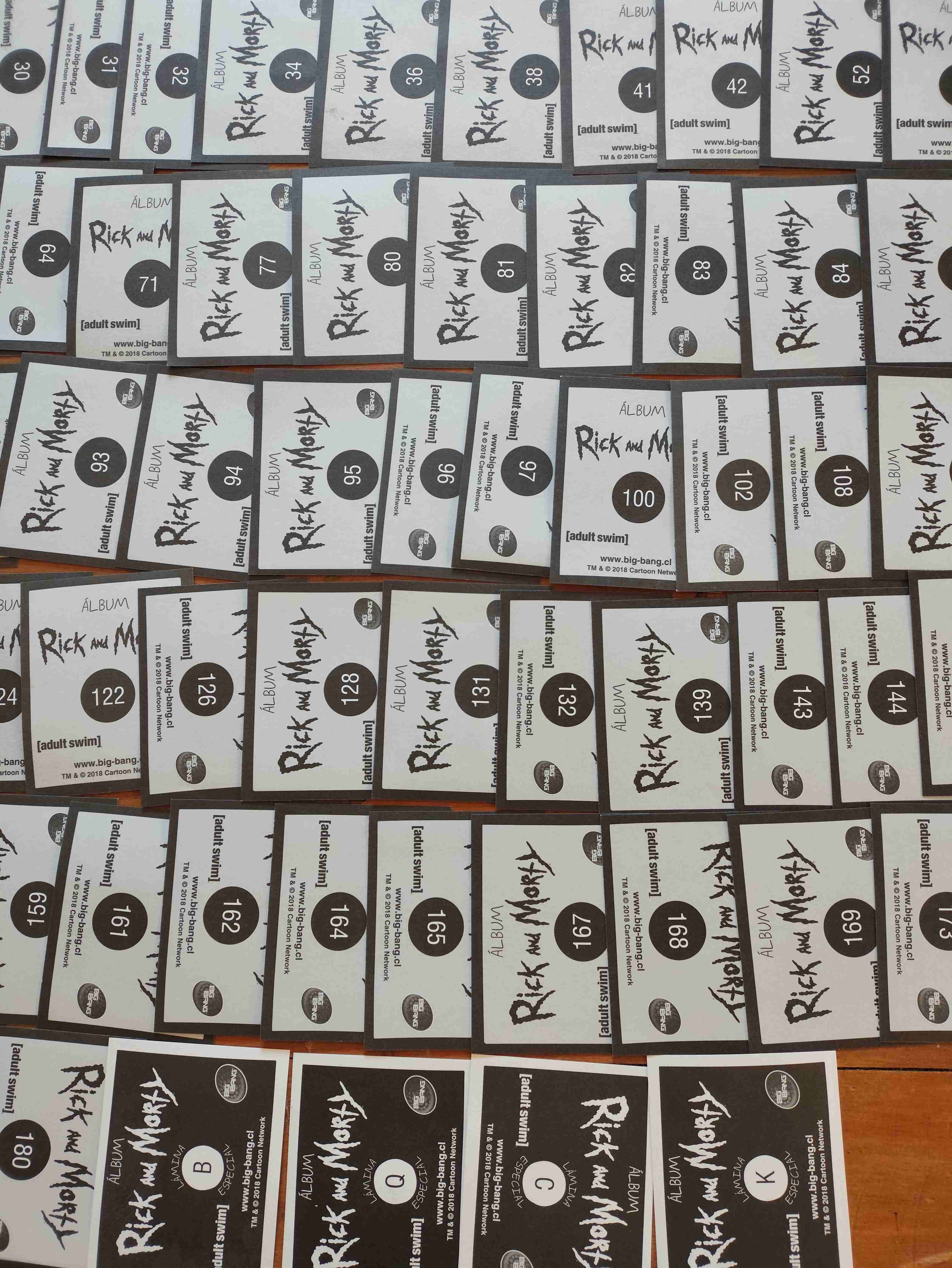 Lote 90 Láminas álbum Rick and Morty - miniatura 3