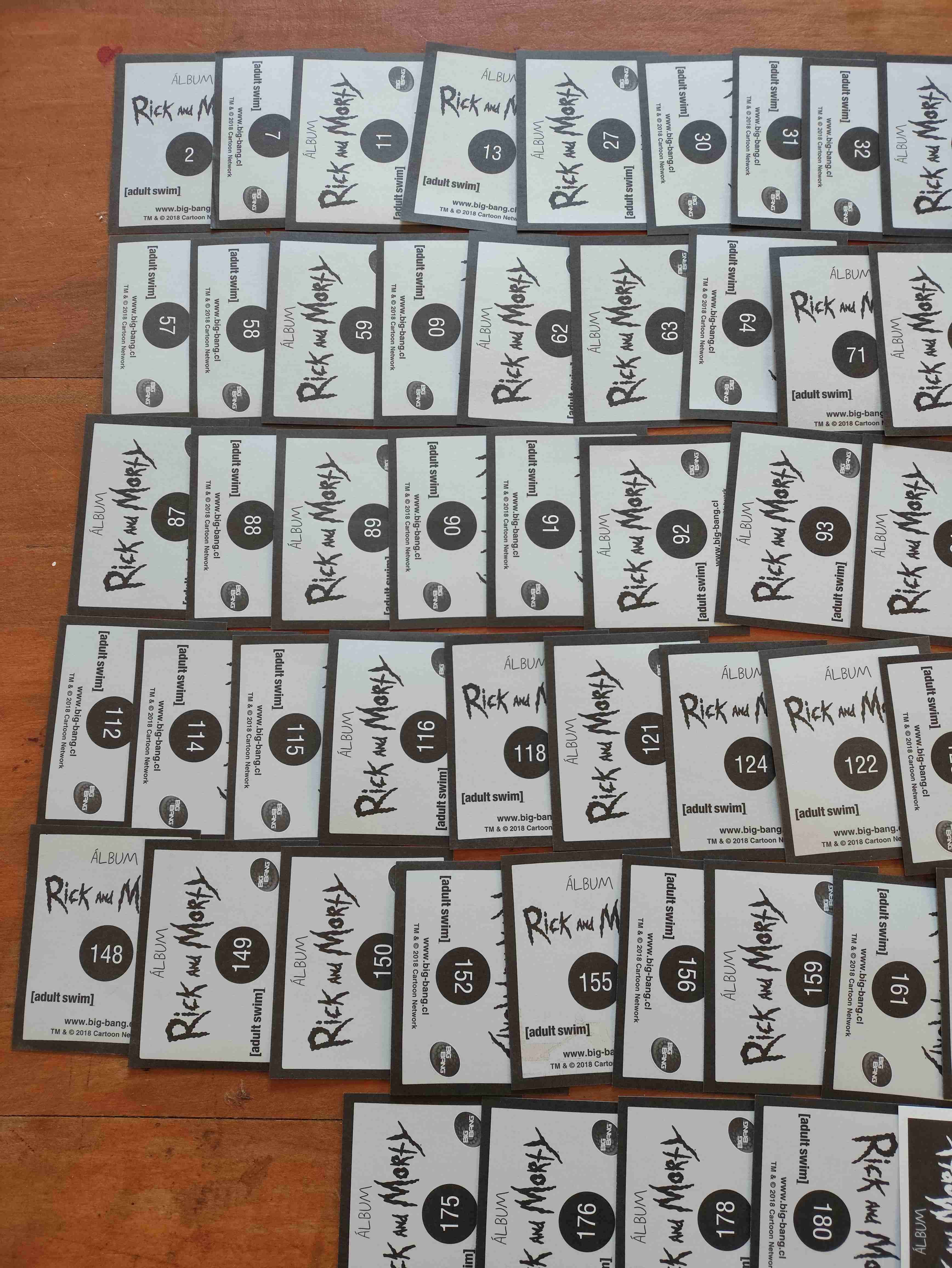 Lote 90 Láminas álbum Rick and Morty - miniatura 4