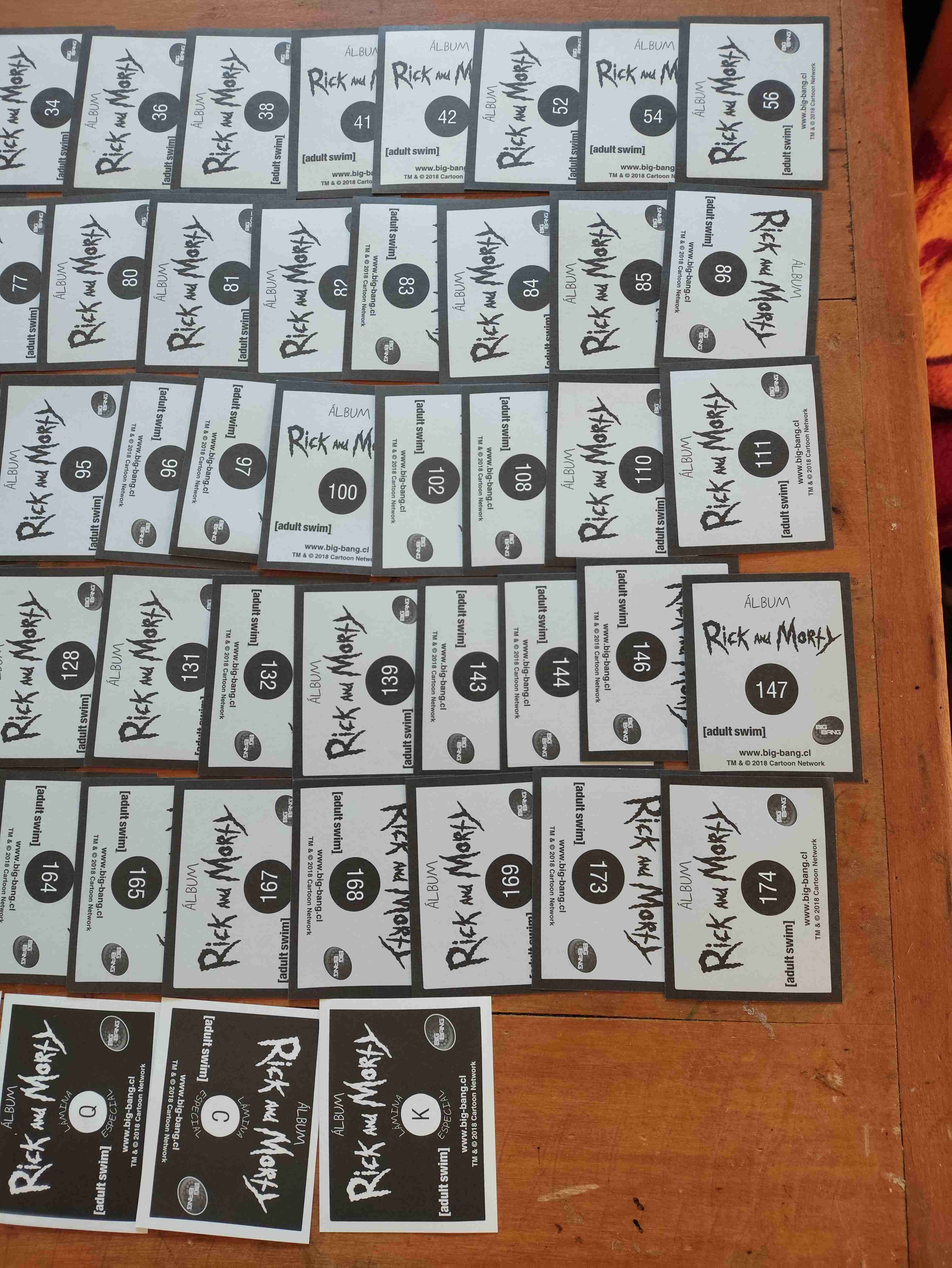 Lote 90 Láminas álbum Rick and Morty - miniatura 5