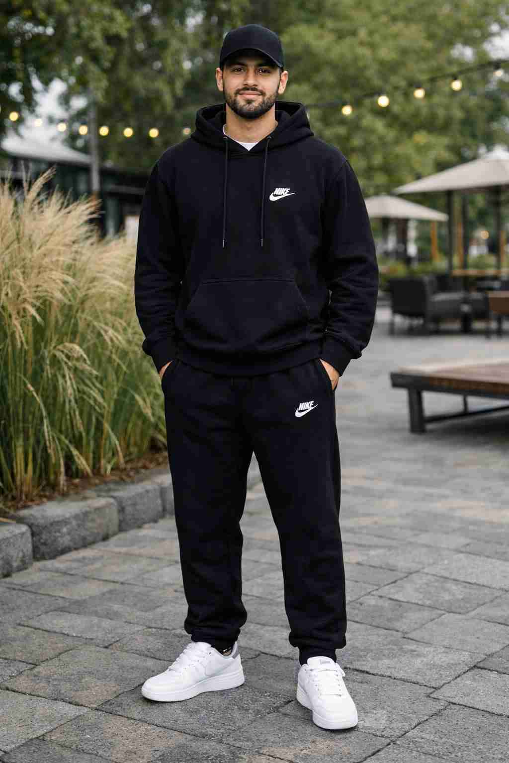 Conjunto deportivo Nike negro m y L