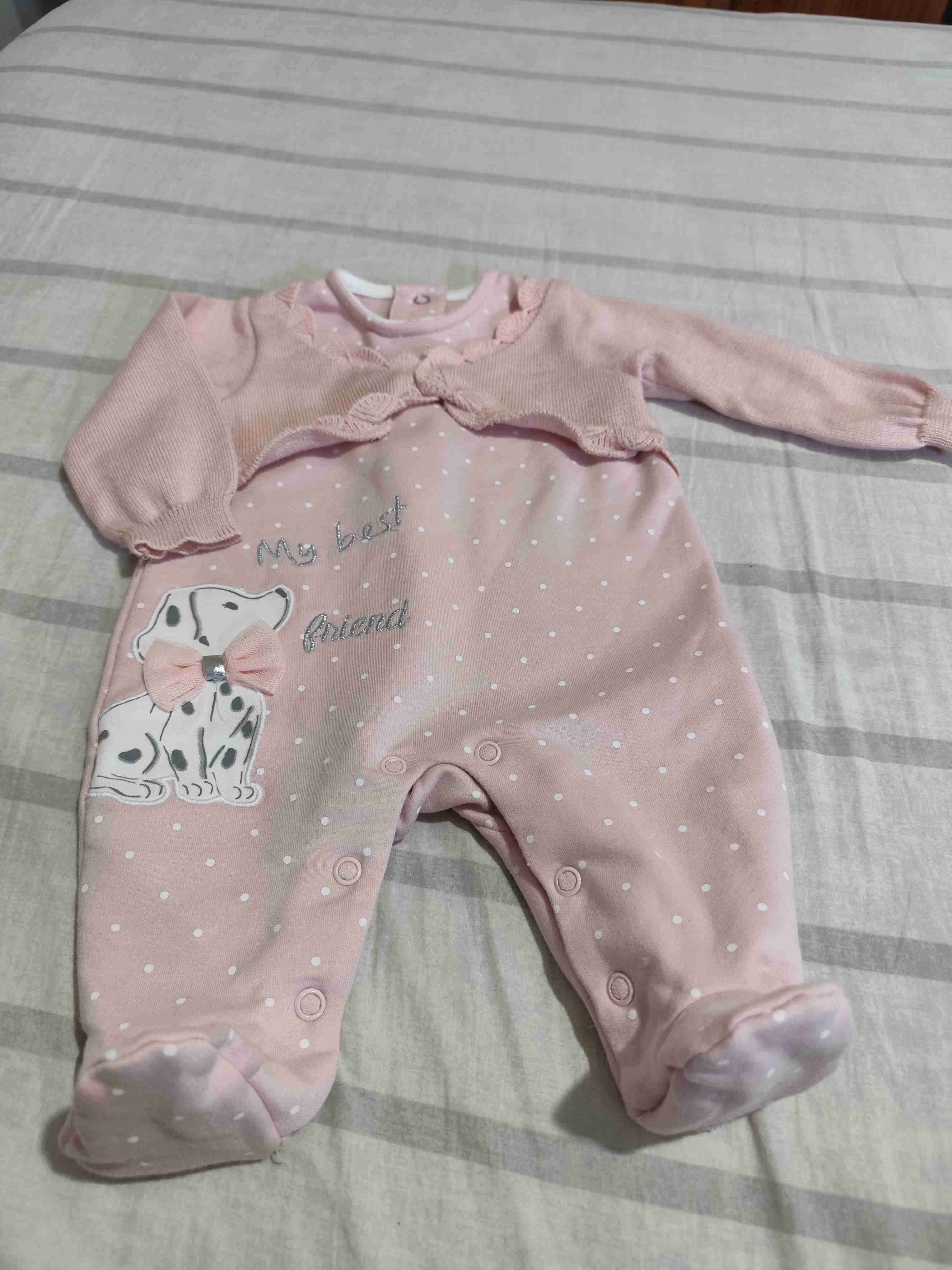 Enterito rosado para bebé - miniatura 2