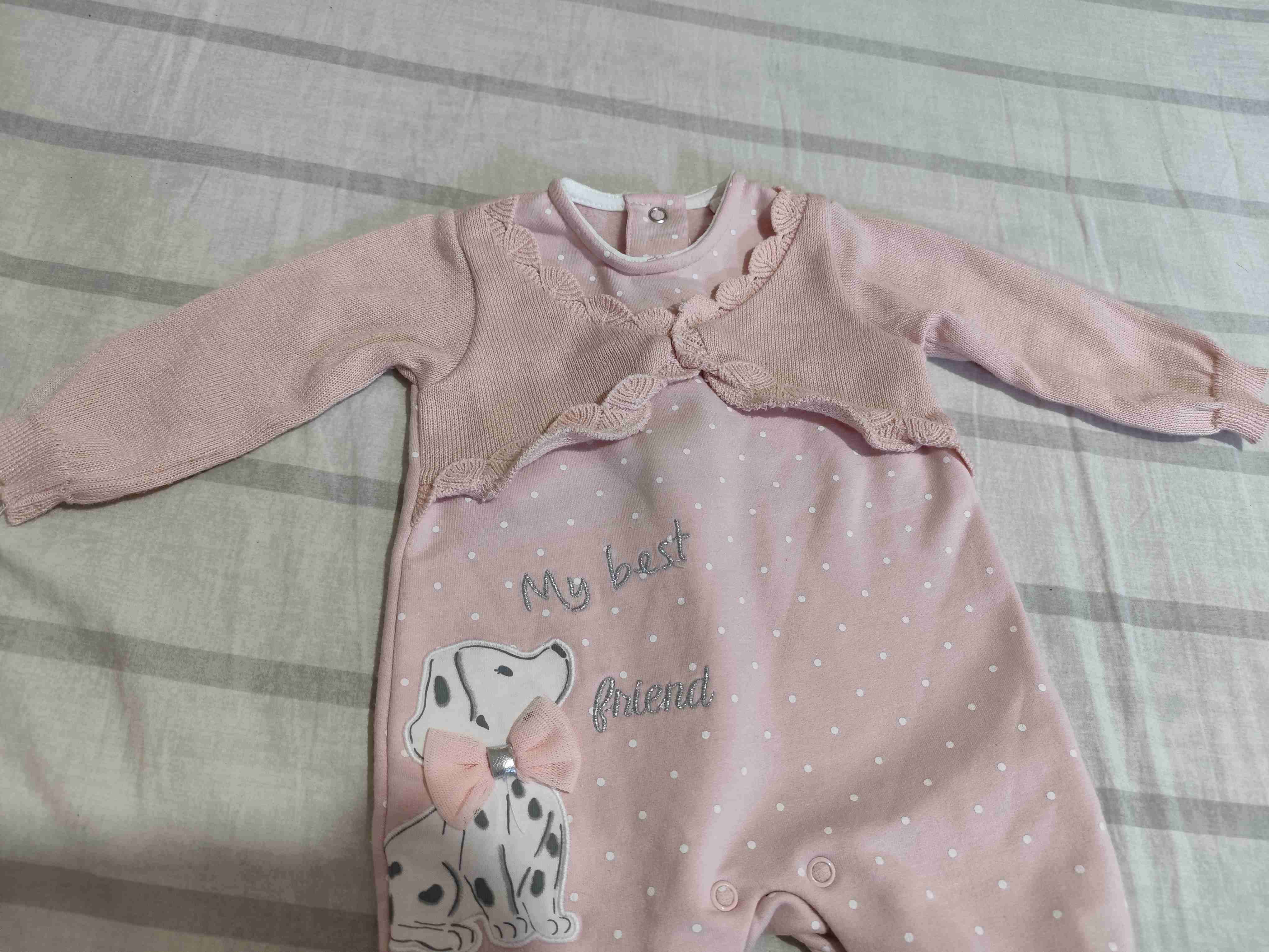 Enterito rosado para bebé - miniatura 3