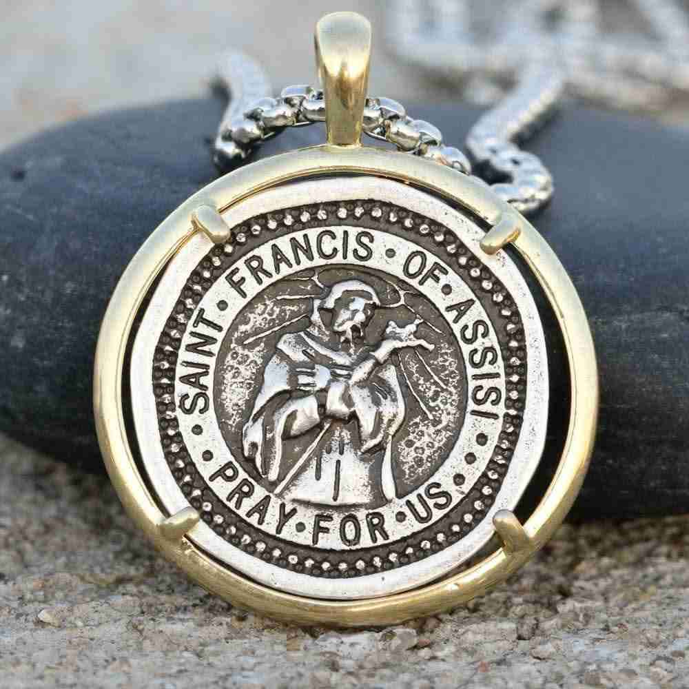 Collar con medalla religiosa - miniatura 5