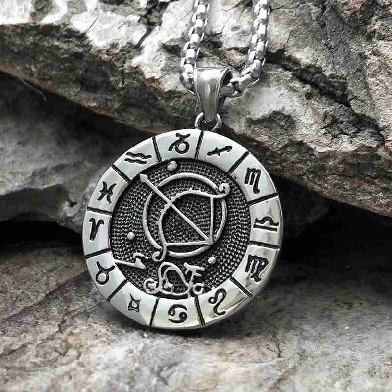 Colgante de constelaciones plateado - miniatura 6
