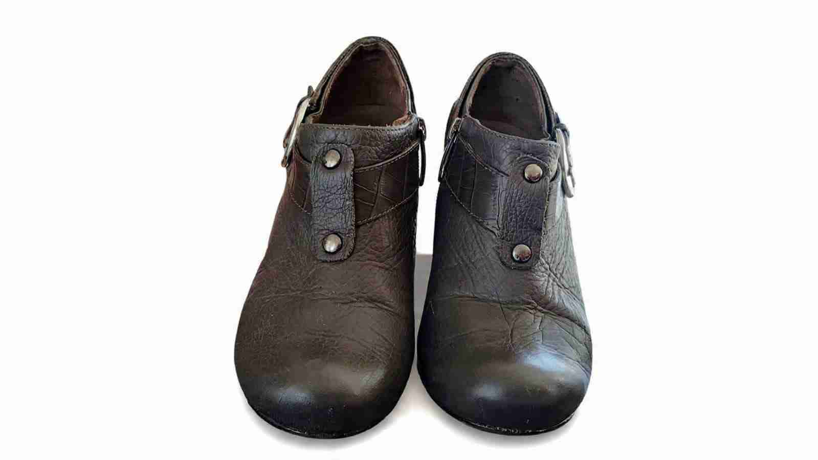 Botines de cuero con hebilla - miniatura 3