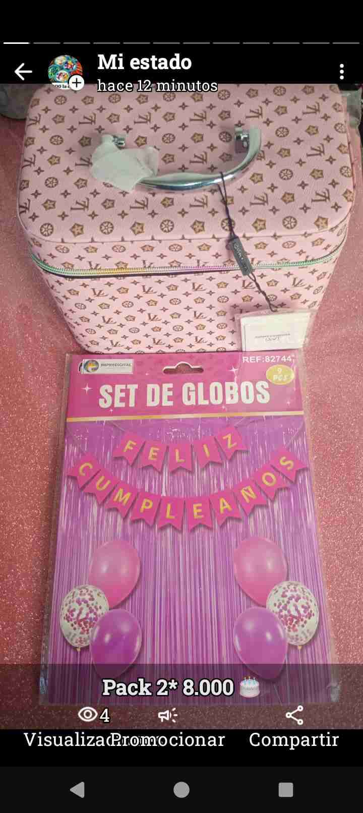 Set de globos Baby Shower azul y otros set - miniatura 4