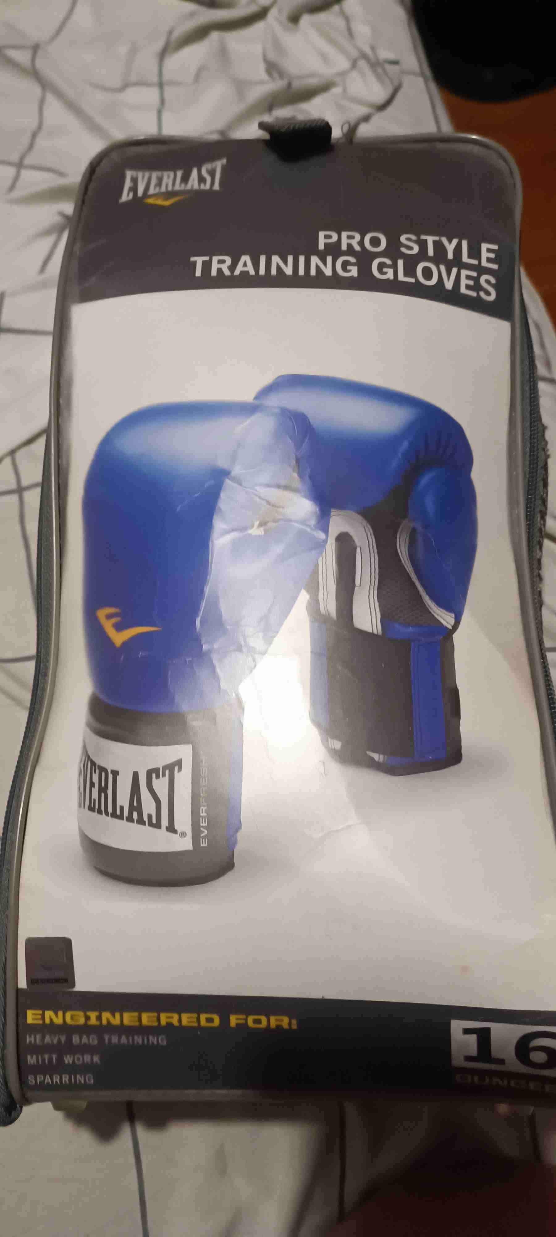 Guantes de entrenamiento Everlast azules - miniatura 2