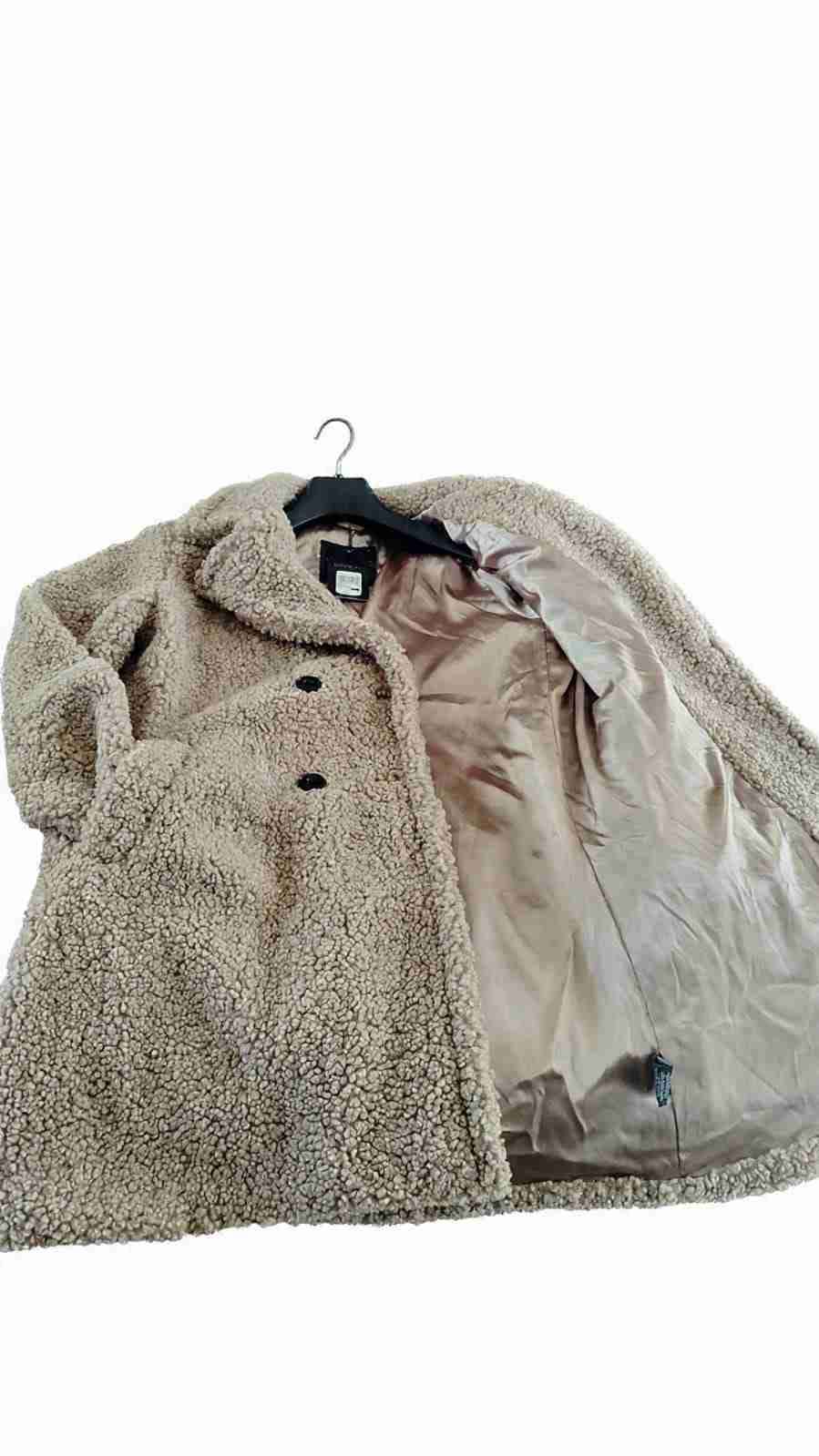 Abrigo de lana beige - miniatura 3