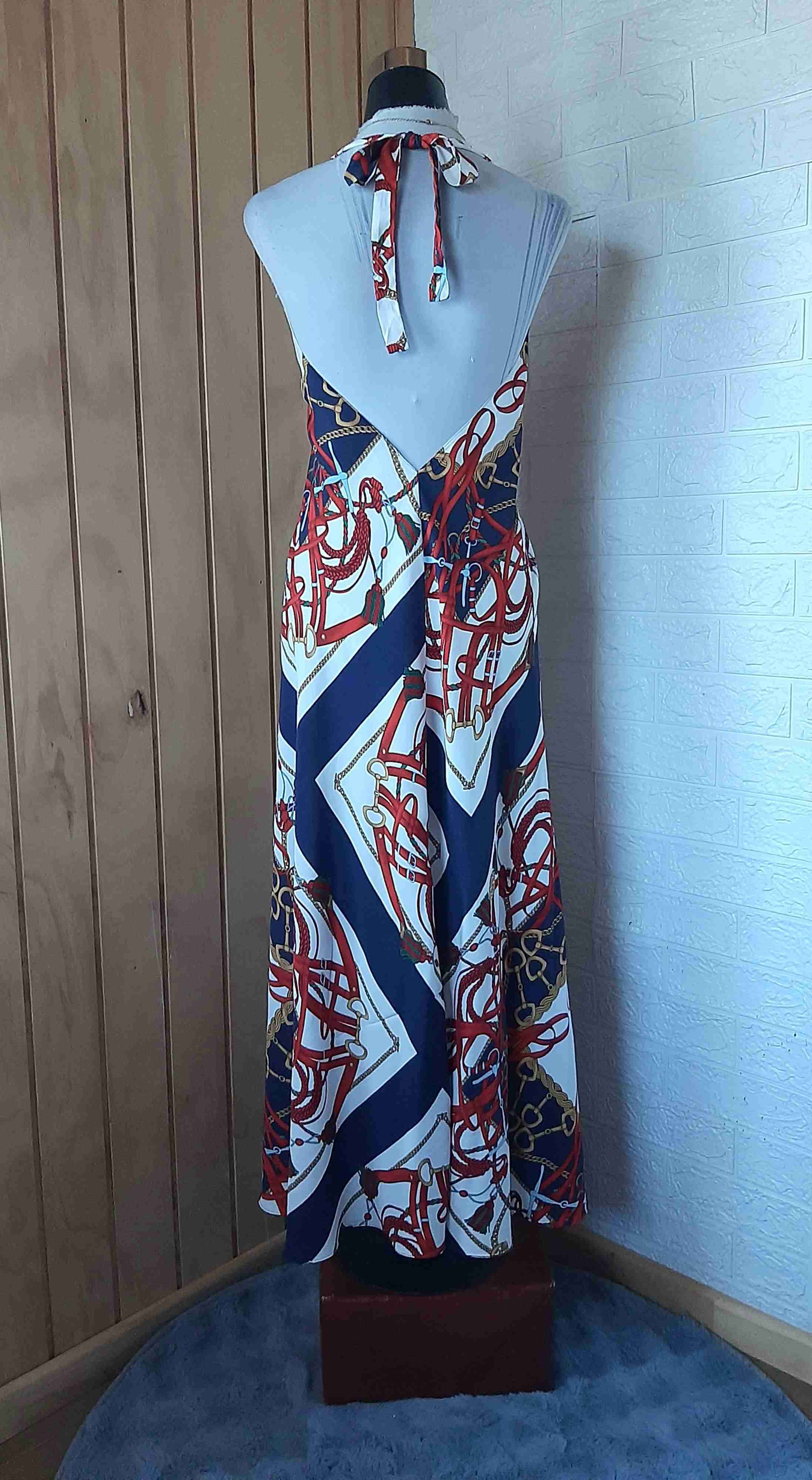 VESTIDO LARGO ZARA 100% VISCOSA TALLA S - miniatura 3