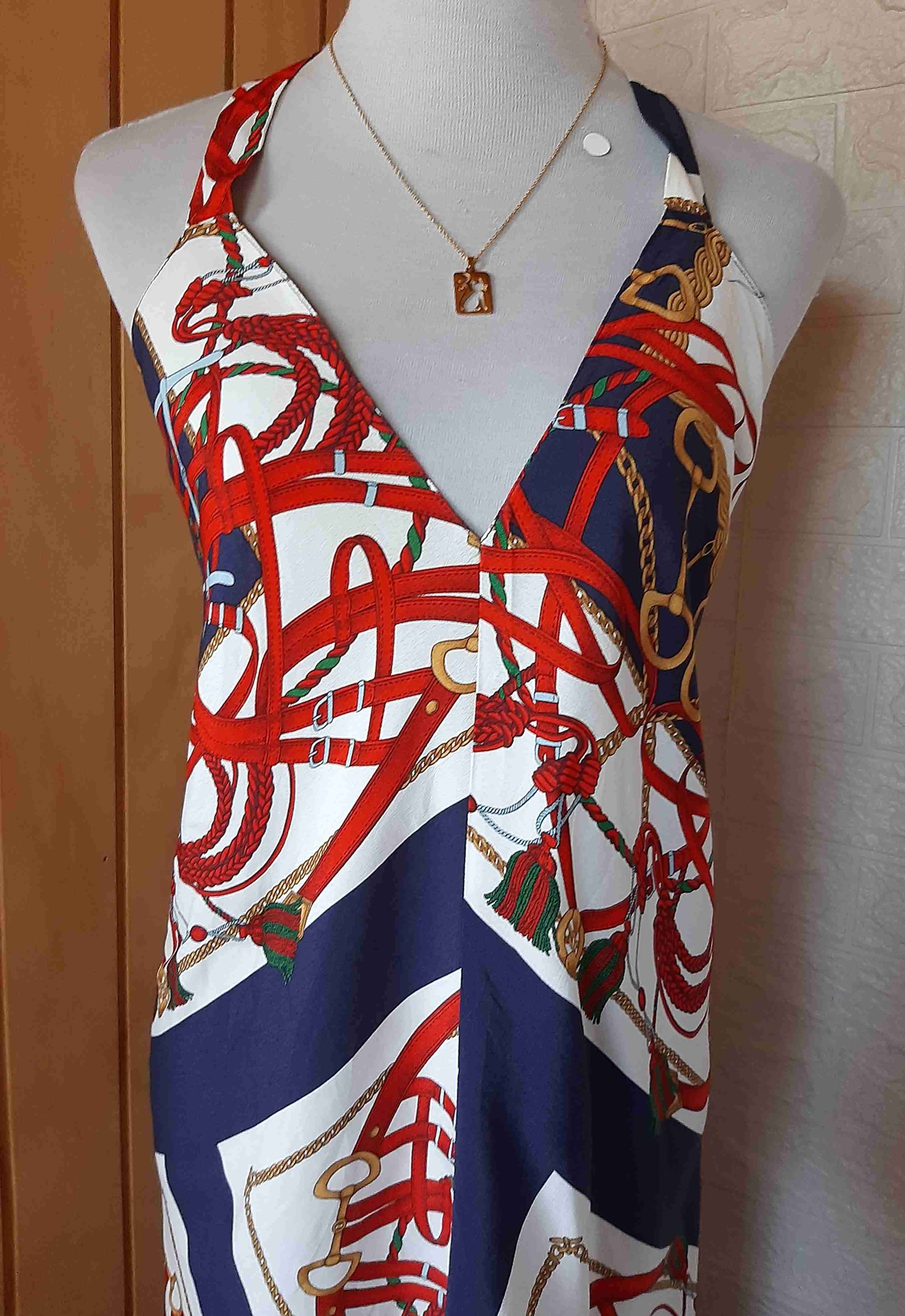 VESTIDO LARGO ZARA 100% VISCOSA TALLA S - miniatura 4