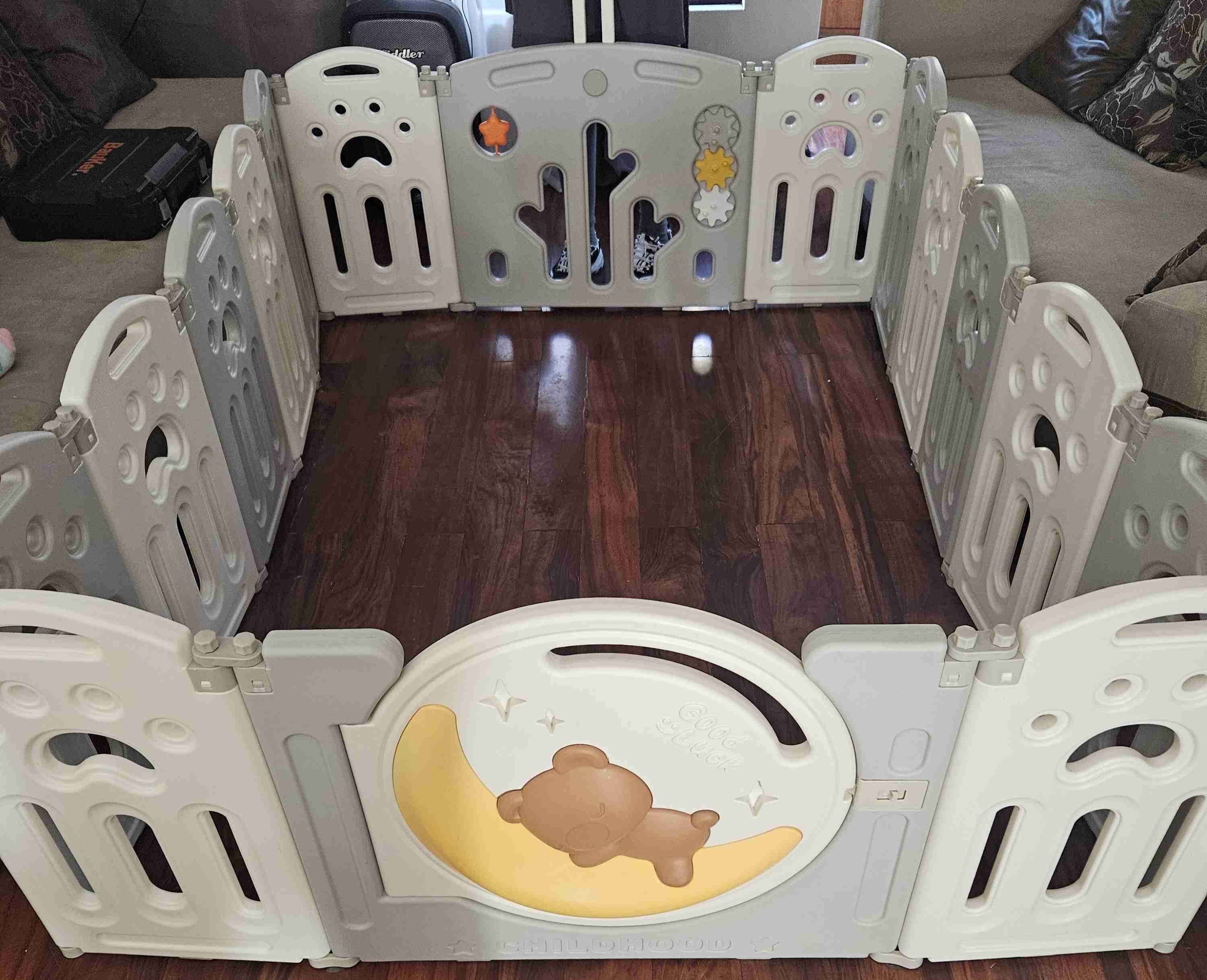 Corral de juegos infantil 16 paneles - miniatura 3