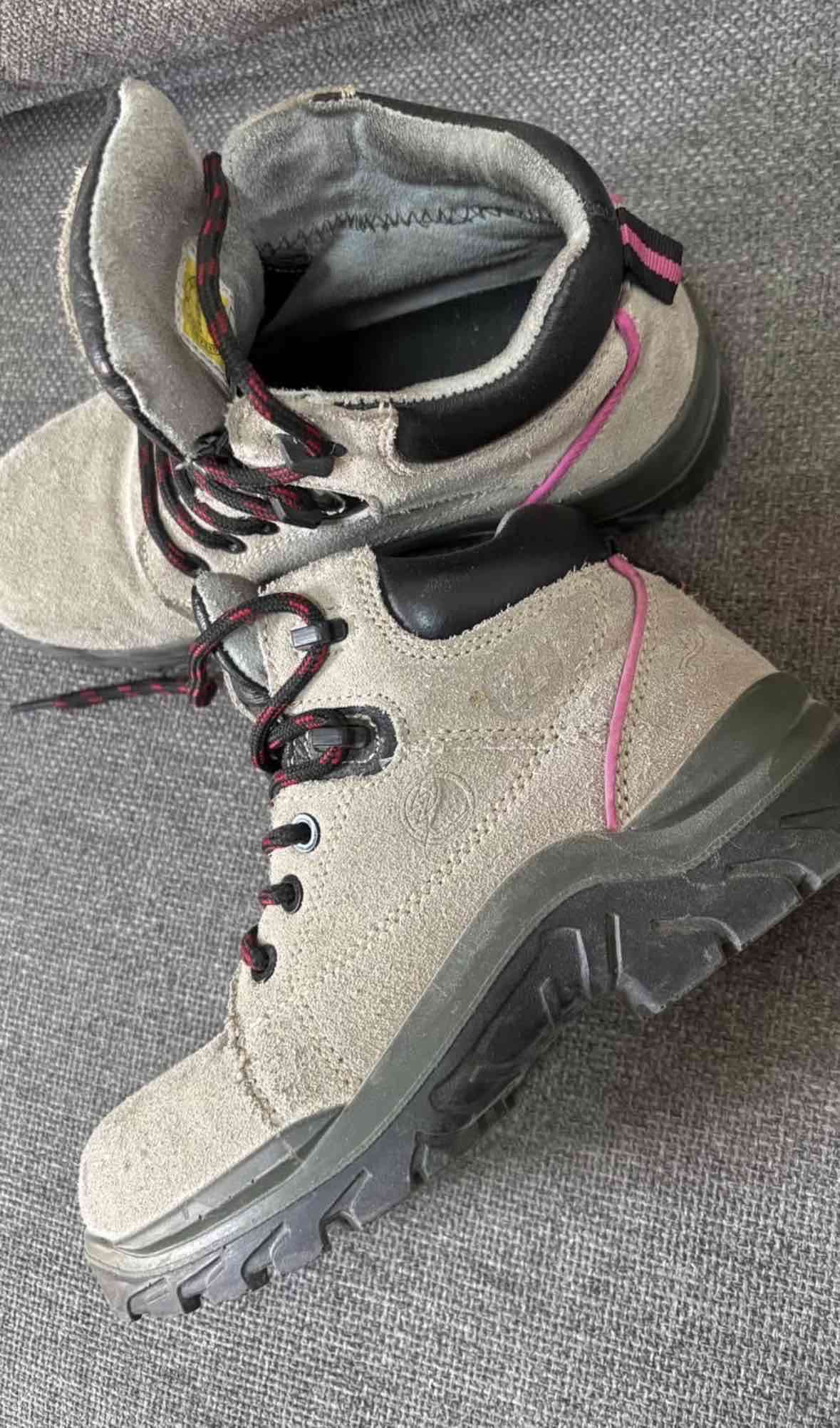 Botines (Bototos  de Seguridad) gamuza gris - miniatura 2