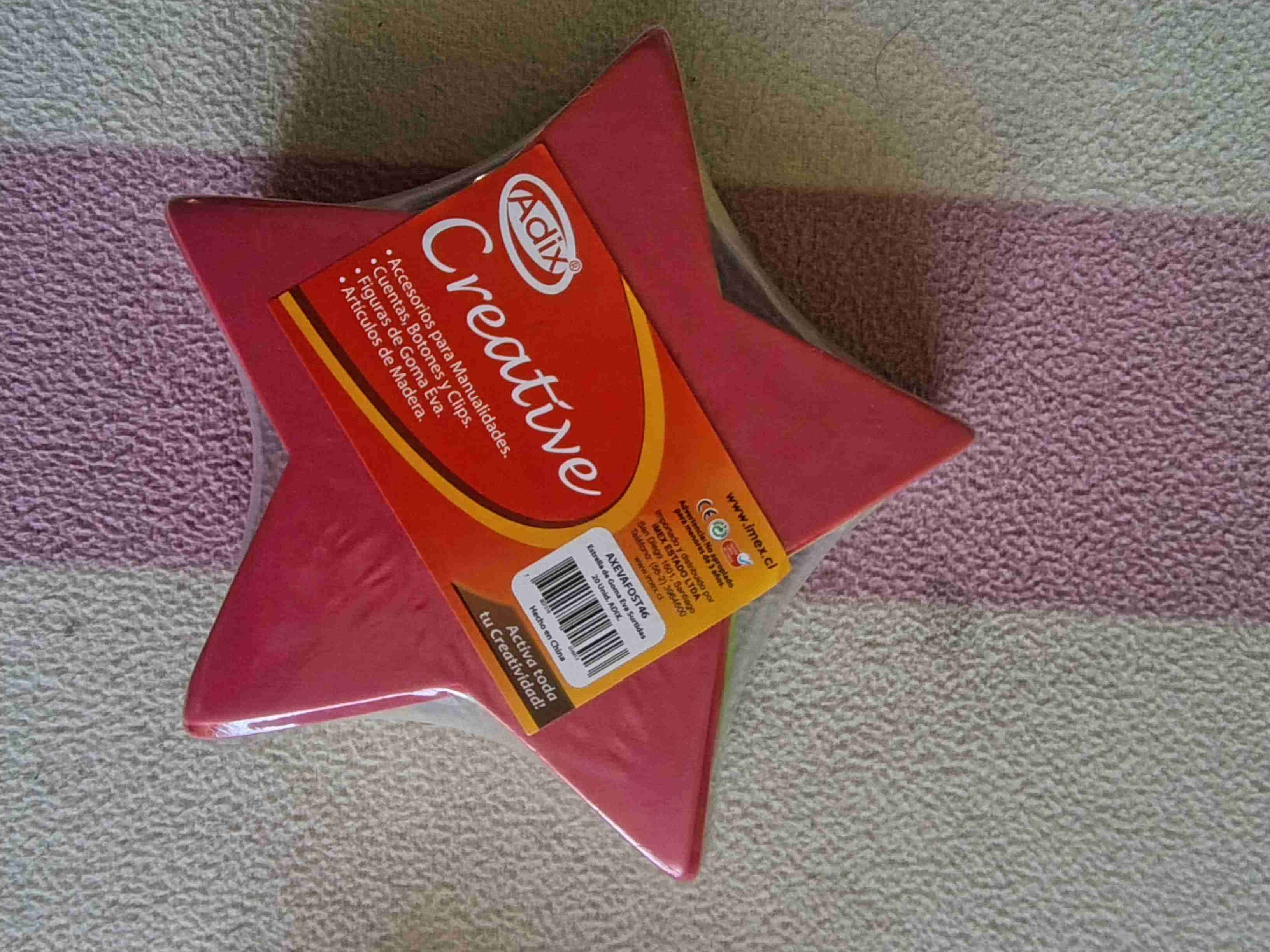 Estrella de goma Eva Creativa