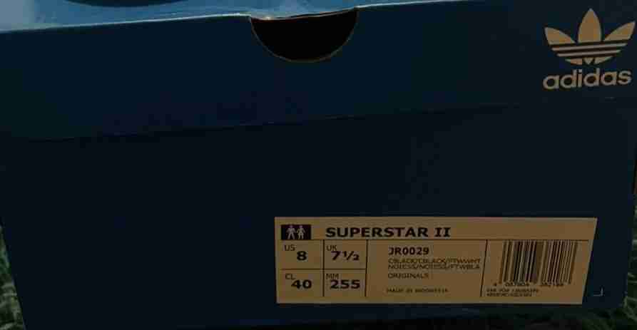 Zapatillas Adidas Superstar negras Originales - miniatura 2