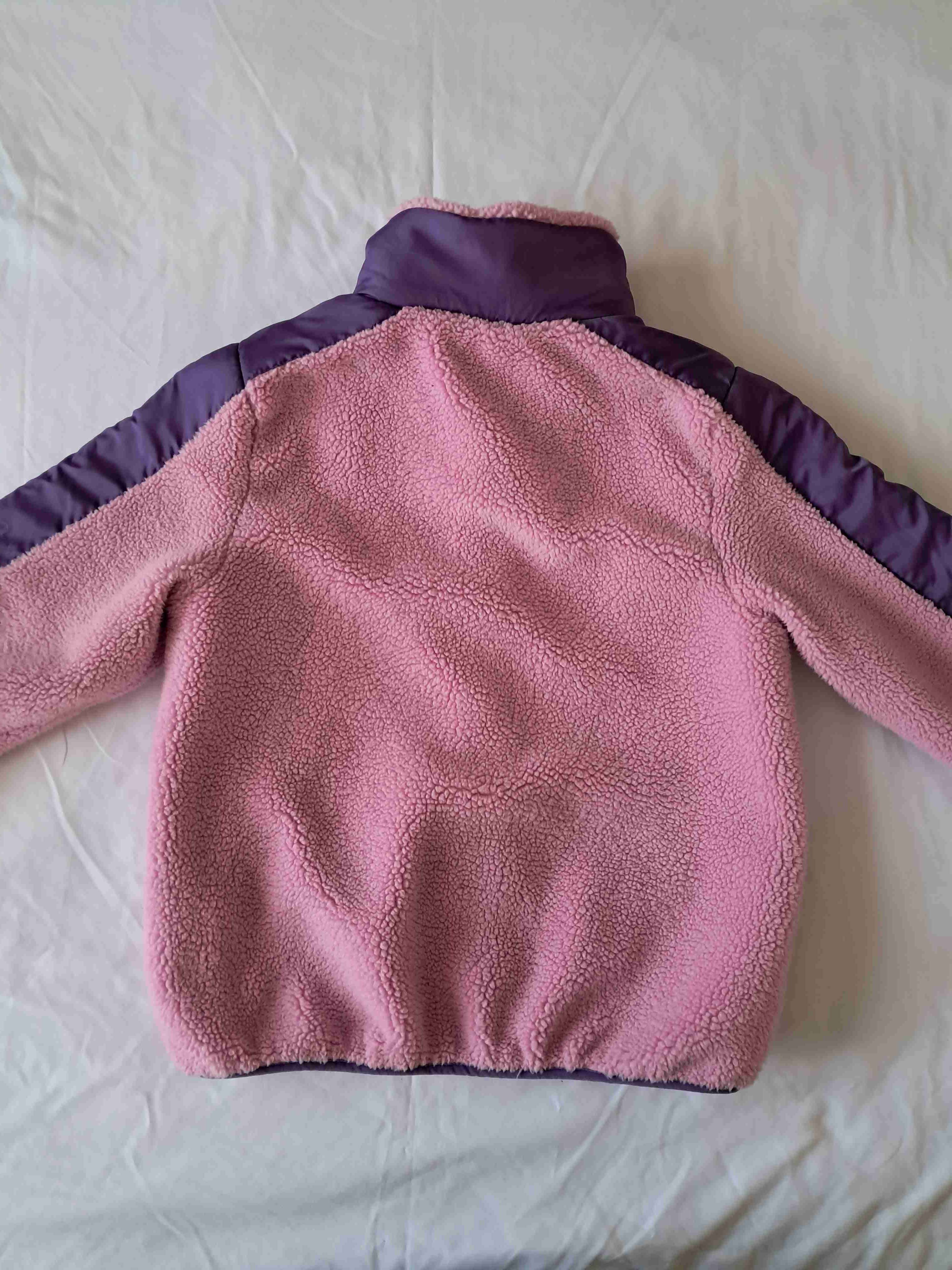 Chaqueta polar rosada para niña - miniatura 2