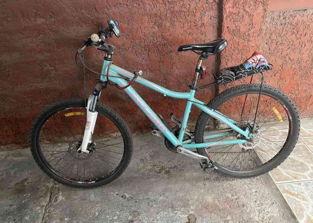 Bicicleta montaña azul resistente - miniatura 3
