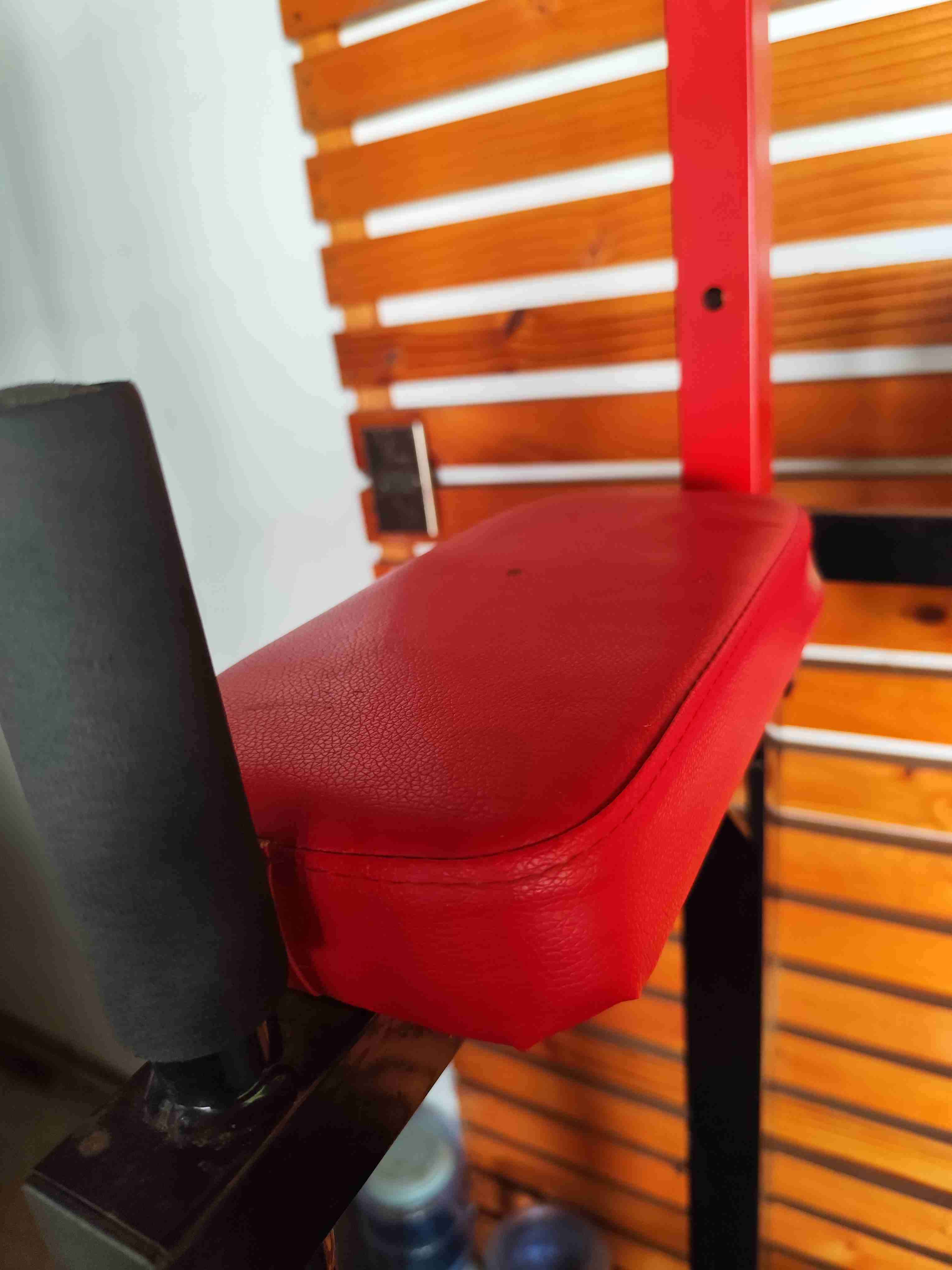 Estación de ejercicios multifuncional roja - miniatura 2