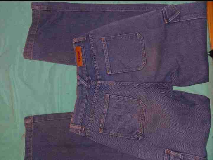 Pantalones cargo denim azul - miniatura 5