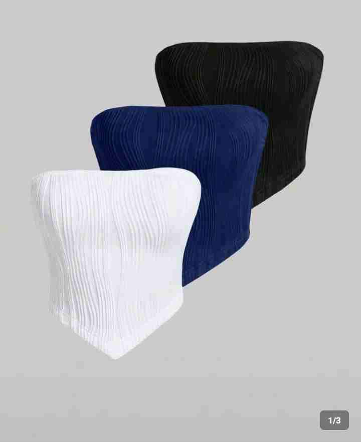 Conjunto de tops strapless