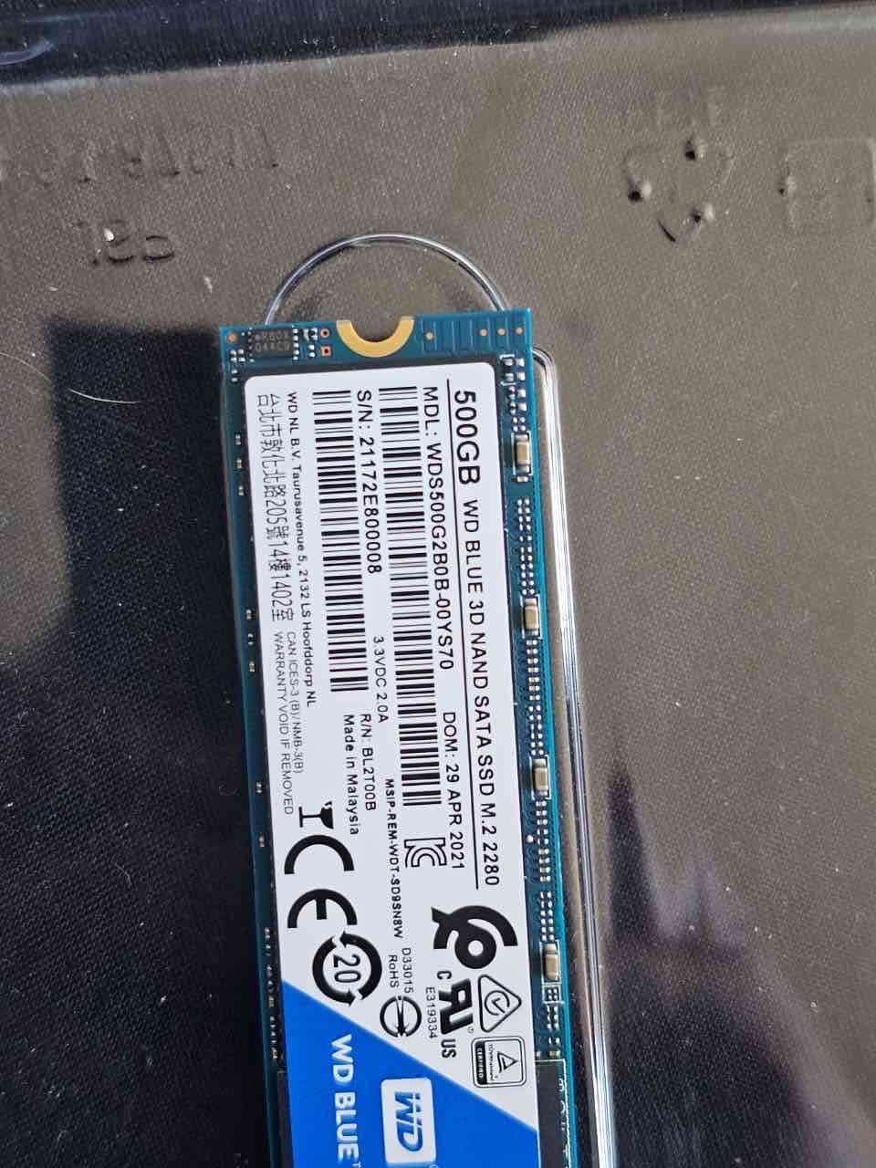 SSD WD Blue 500GB nuevo - miniatura 3