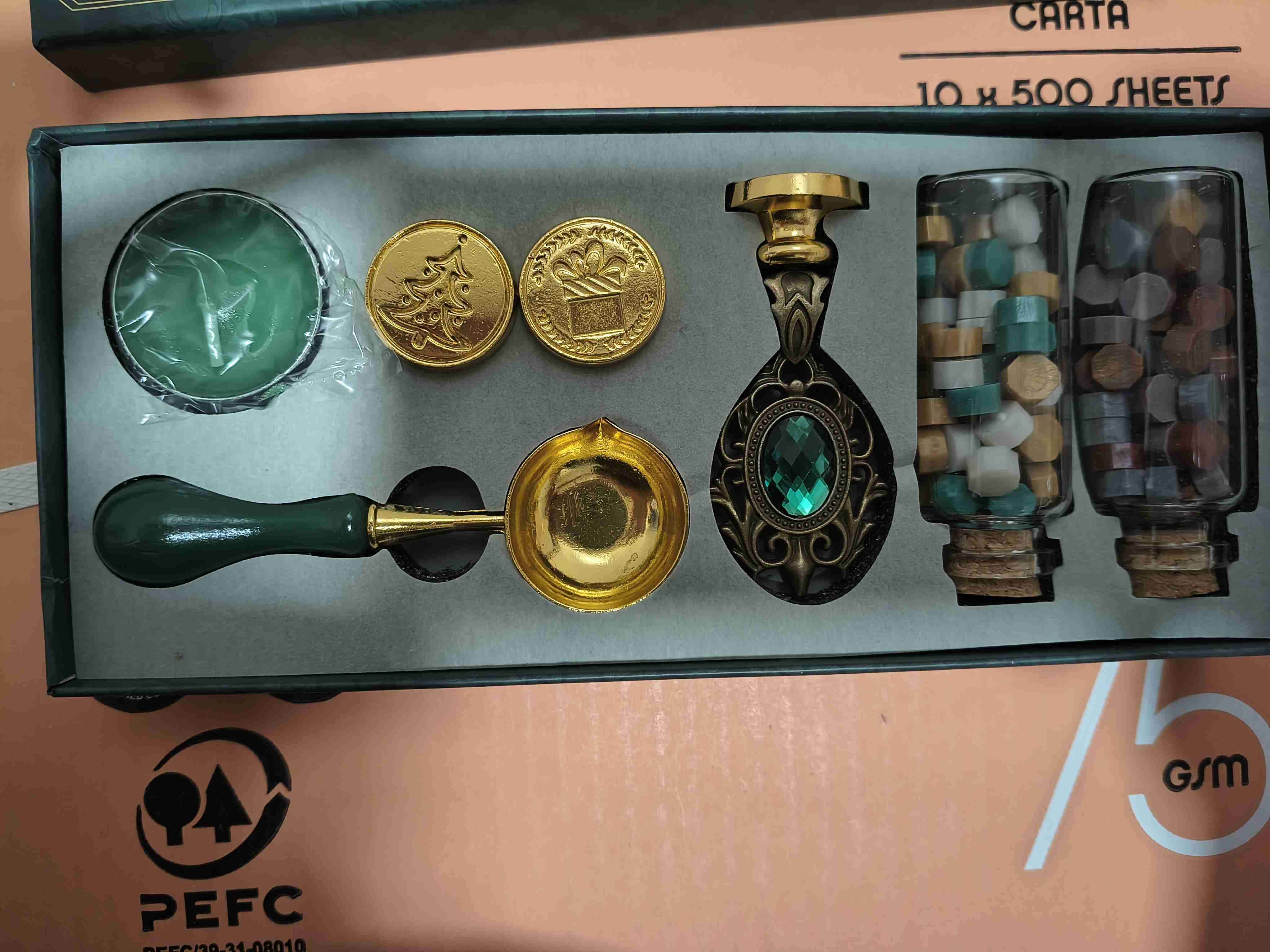 Set de cera para sellos - miniatura 2