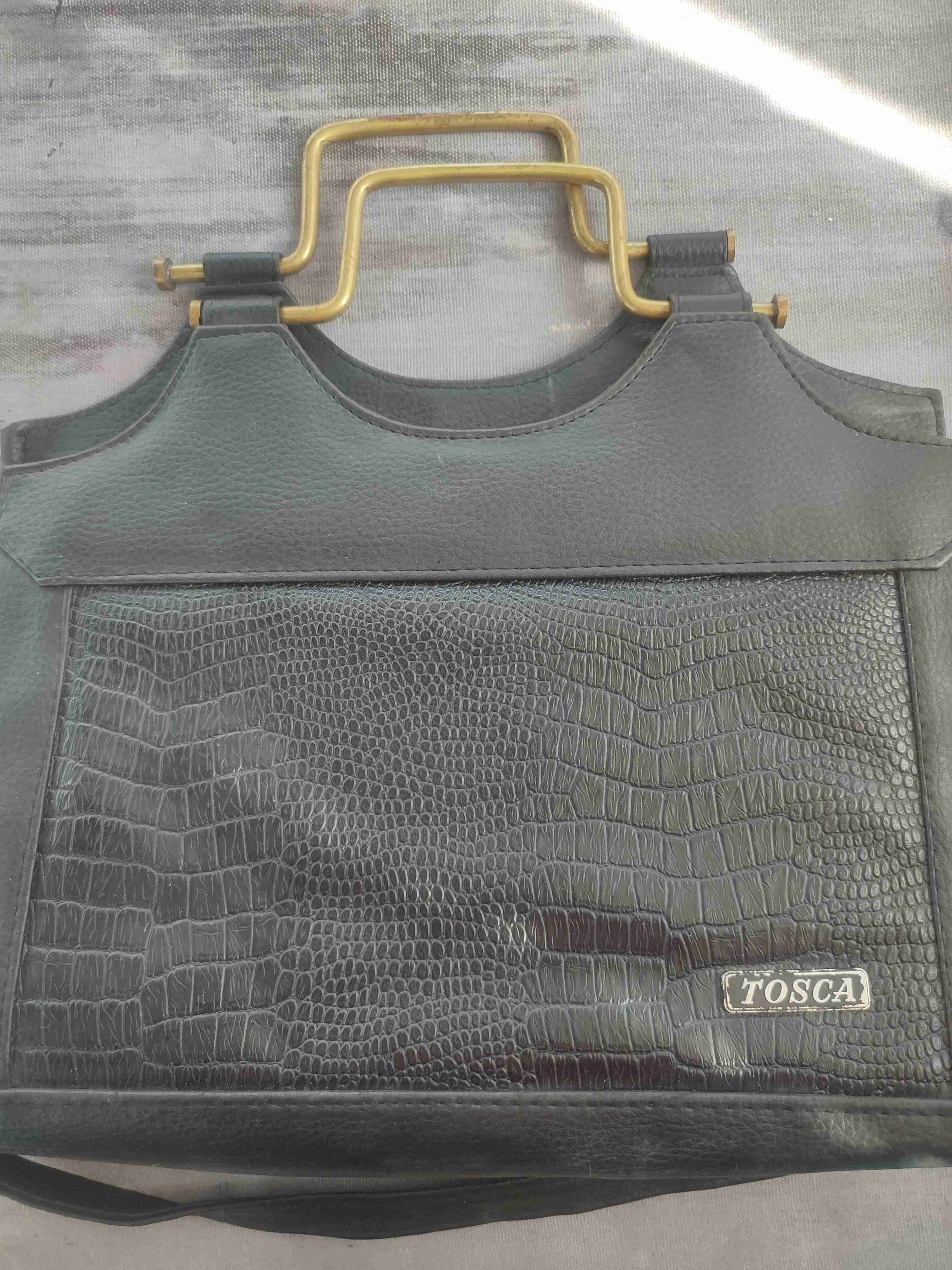 Cartera negra Tosca estilo vintage