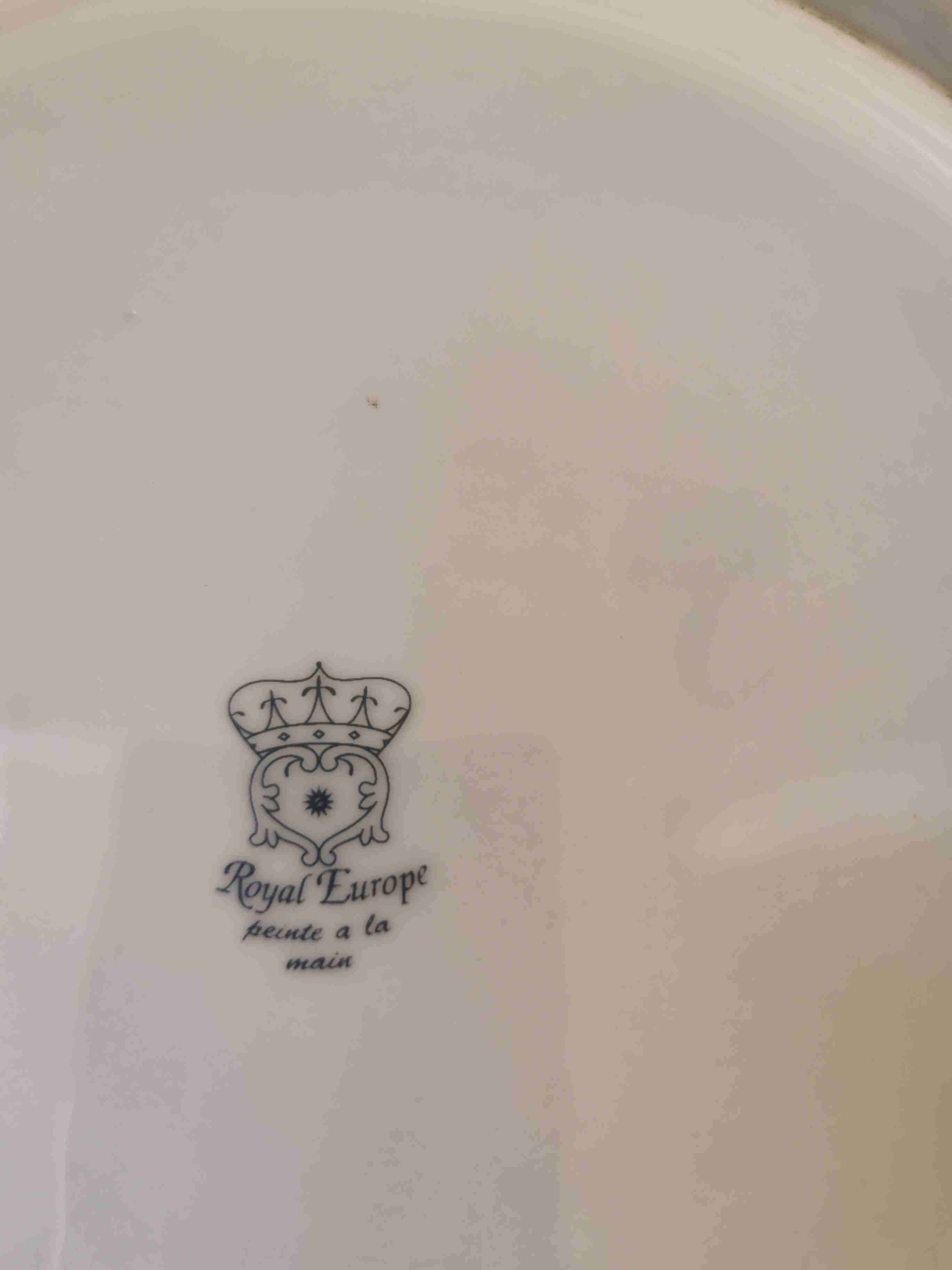 Plato Decorativo Porcelana Royal Europe - Pintado - miniatura 3