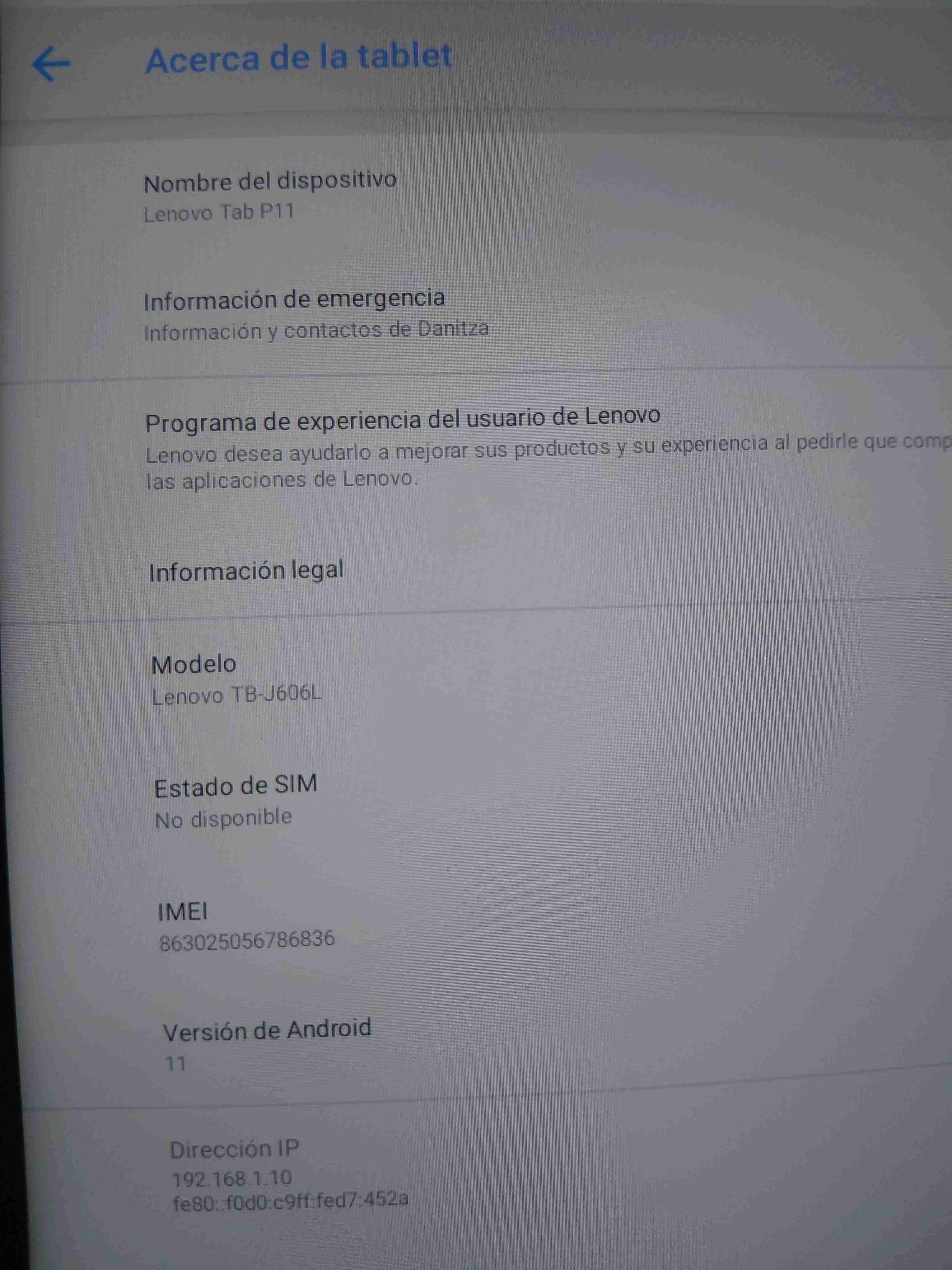 Lenovo Tab P11 con teclado y lápiz - miniatura 4