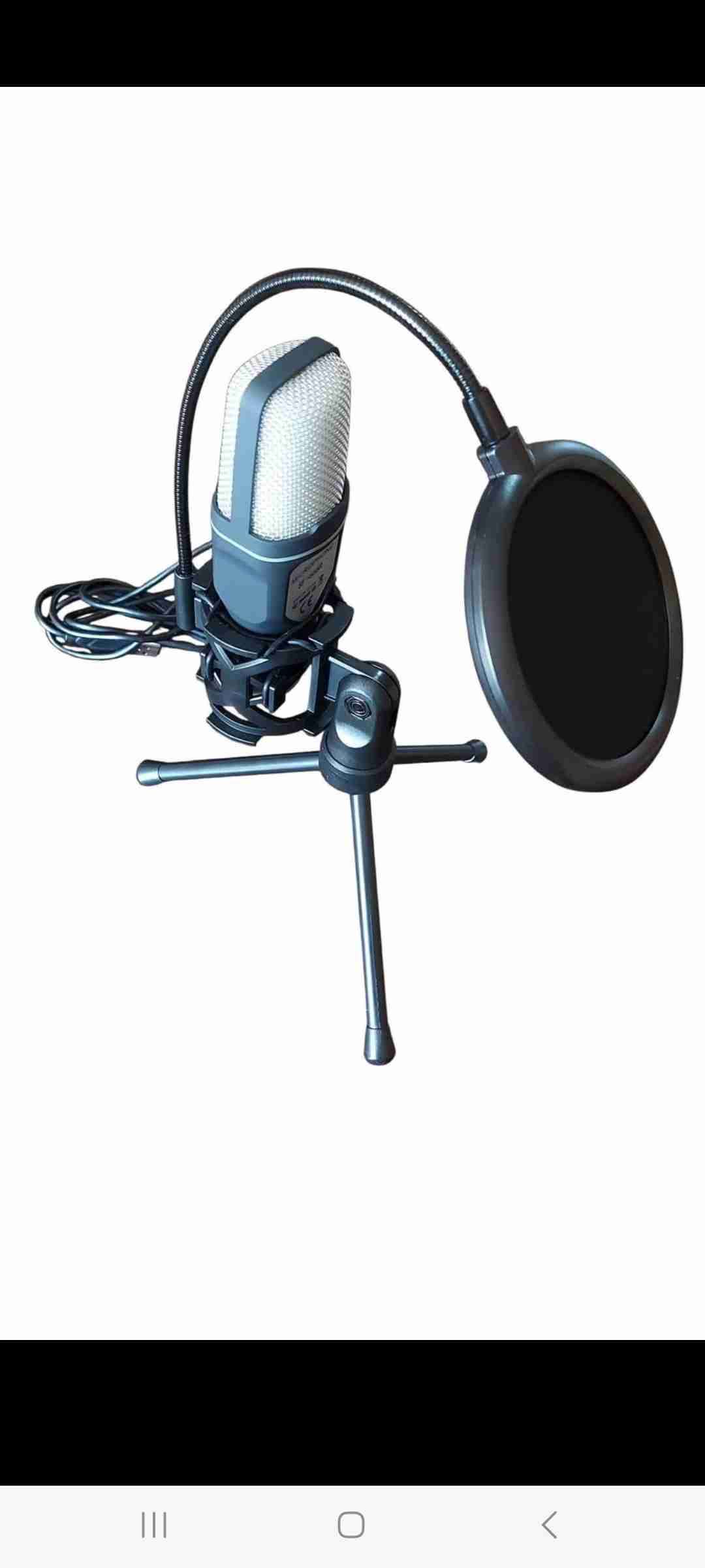 Micrófono con soporte y filtro - miniatura 2