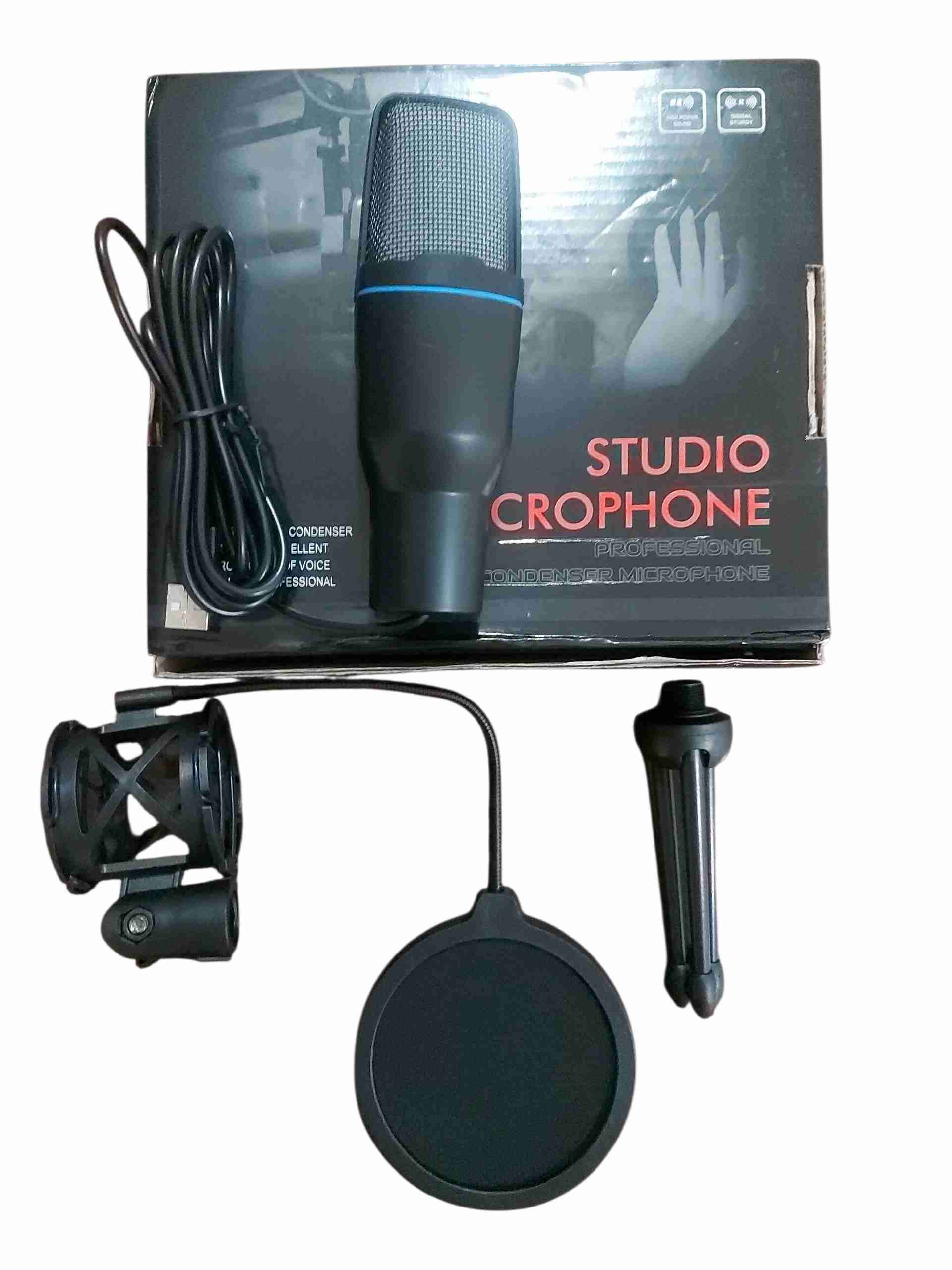 Micrófono con soporte y filtro - miniatura 4