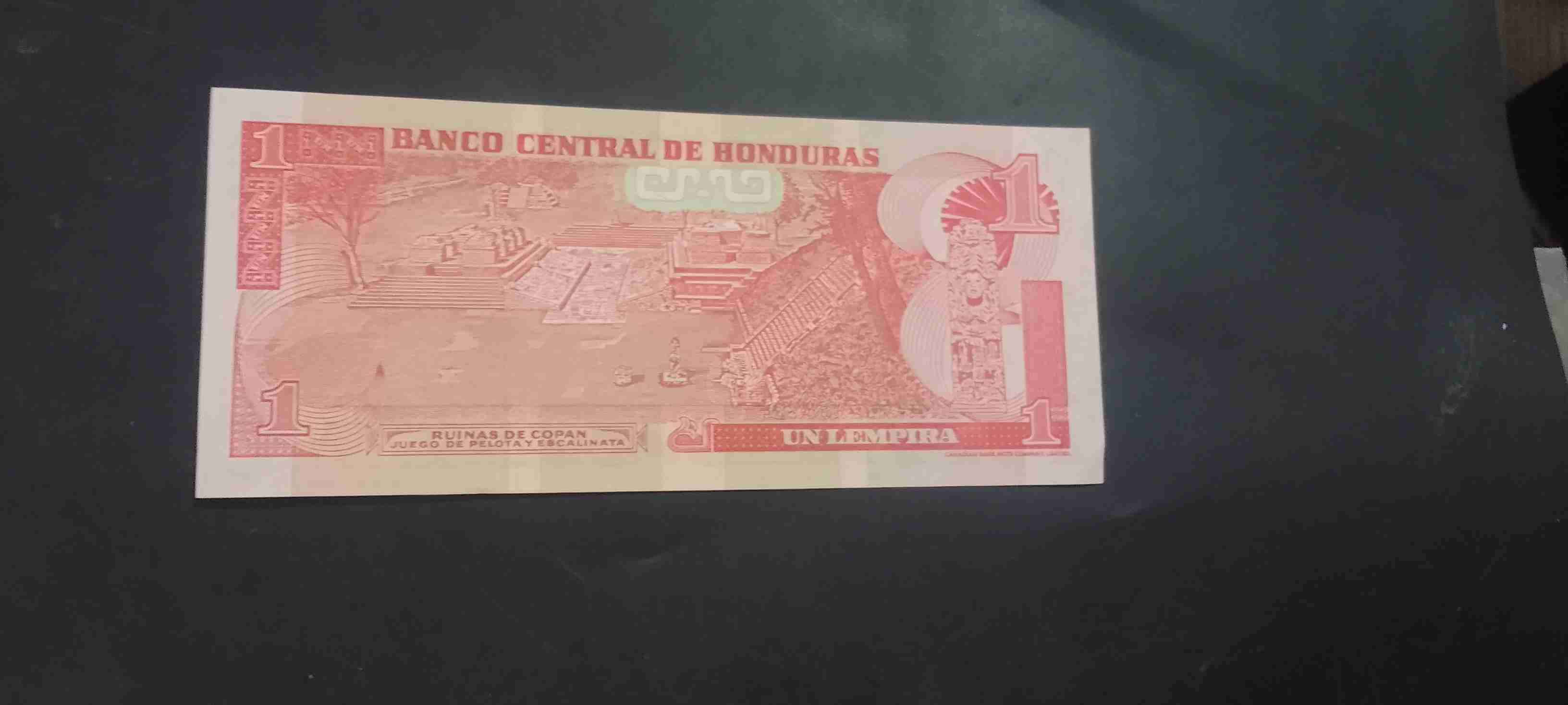 Billete de 1 Lempira Honduras año 2006 - miniatura 2