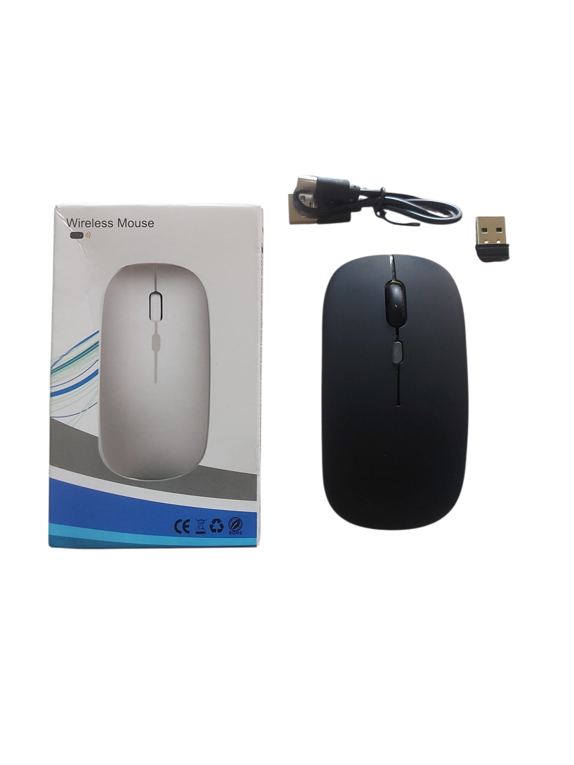 Mouse inalámbrico negro - miniatura 2