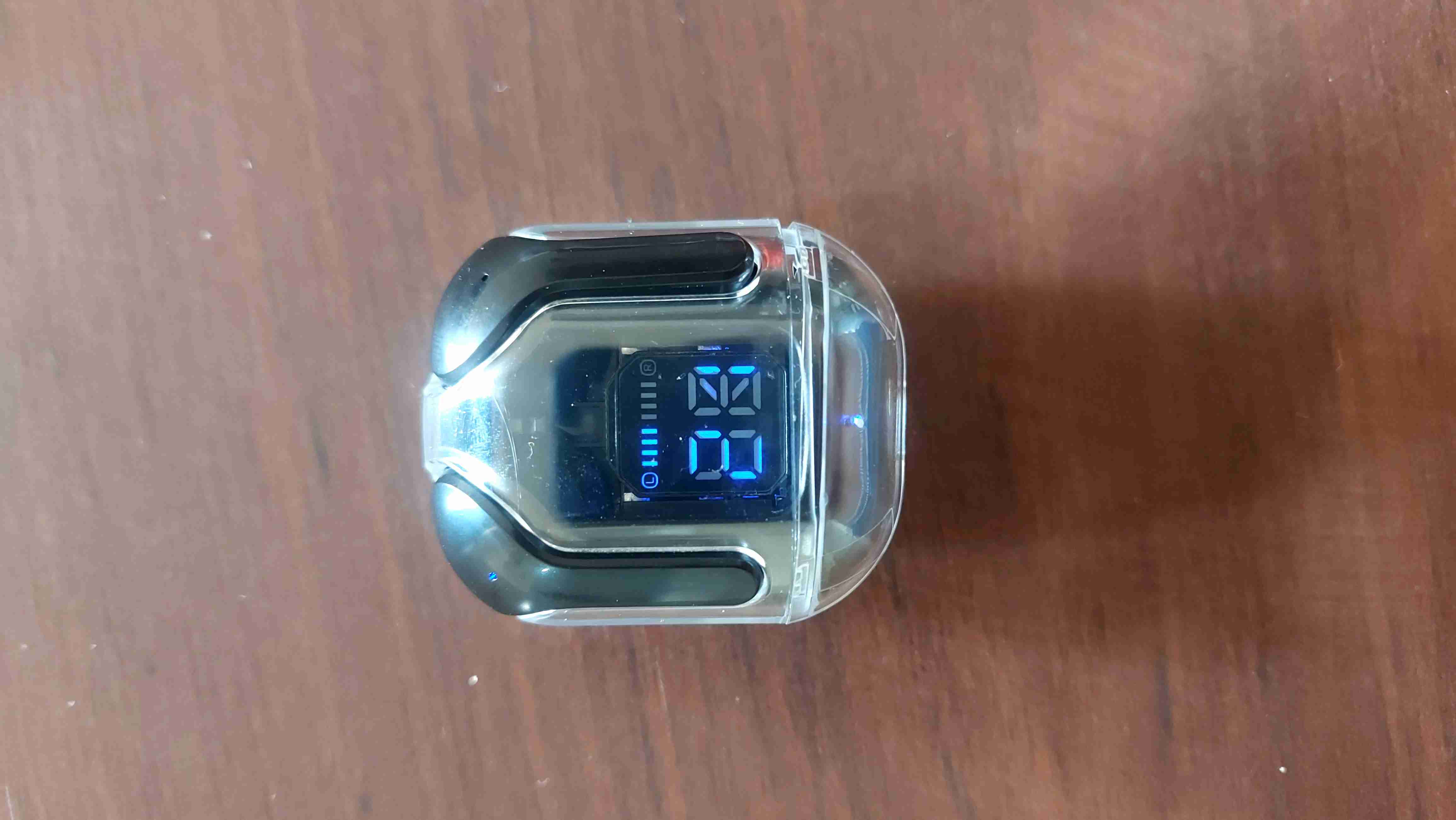 Audifonos  negro con pantalla