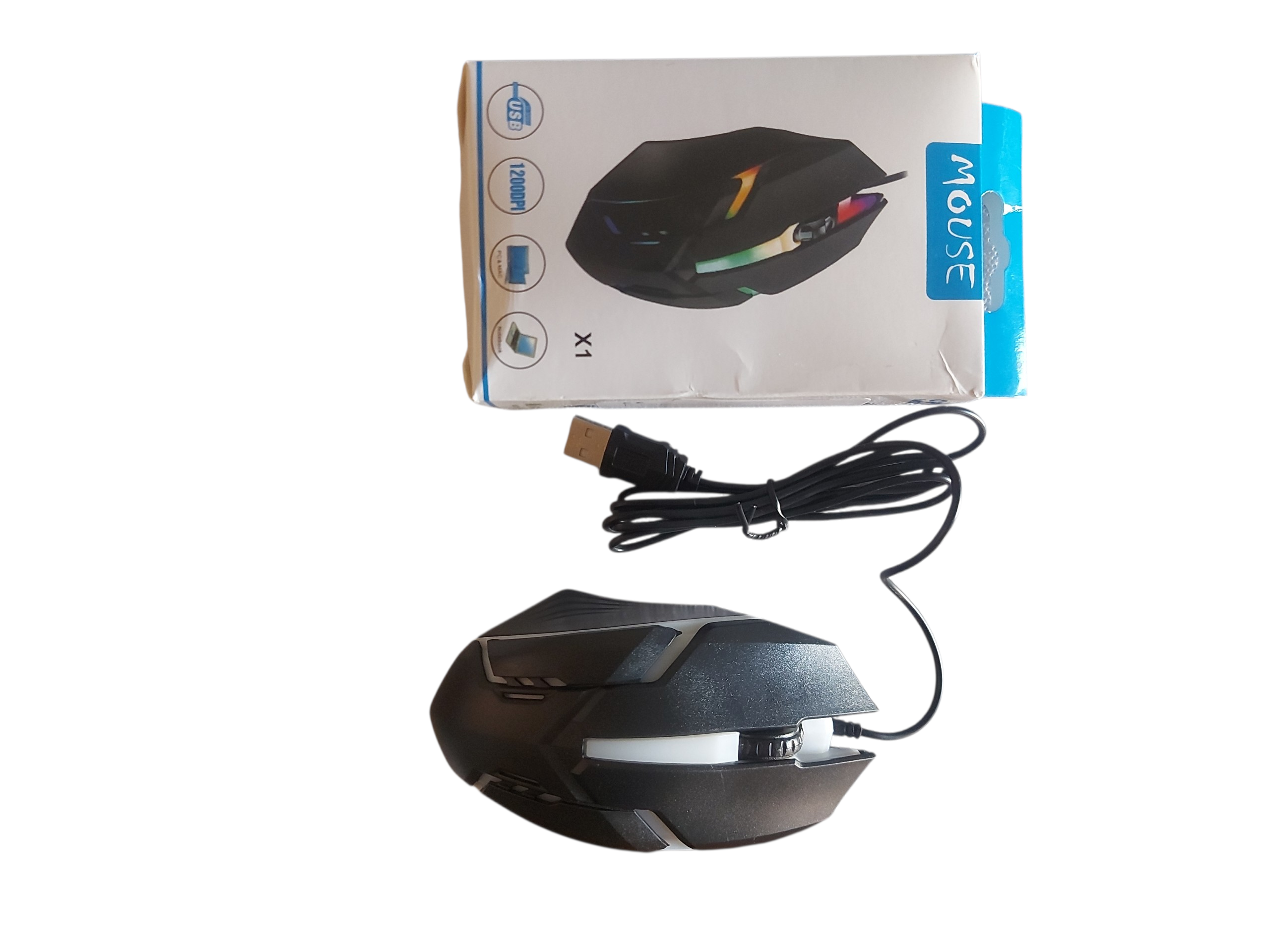 Mouse gaming óptico con cable USB - miniatura 4