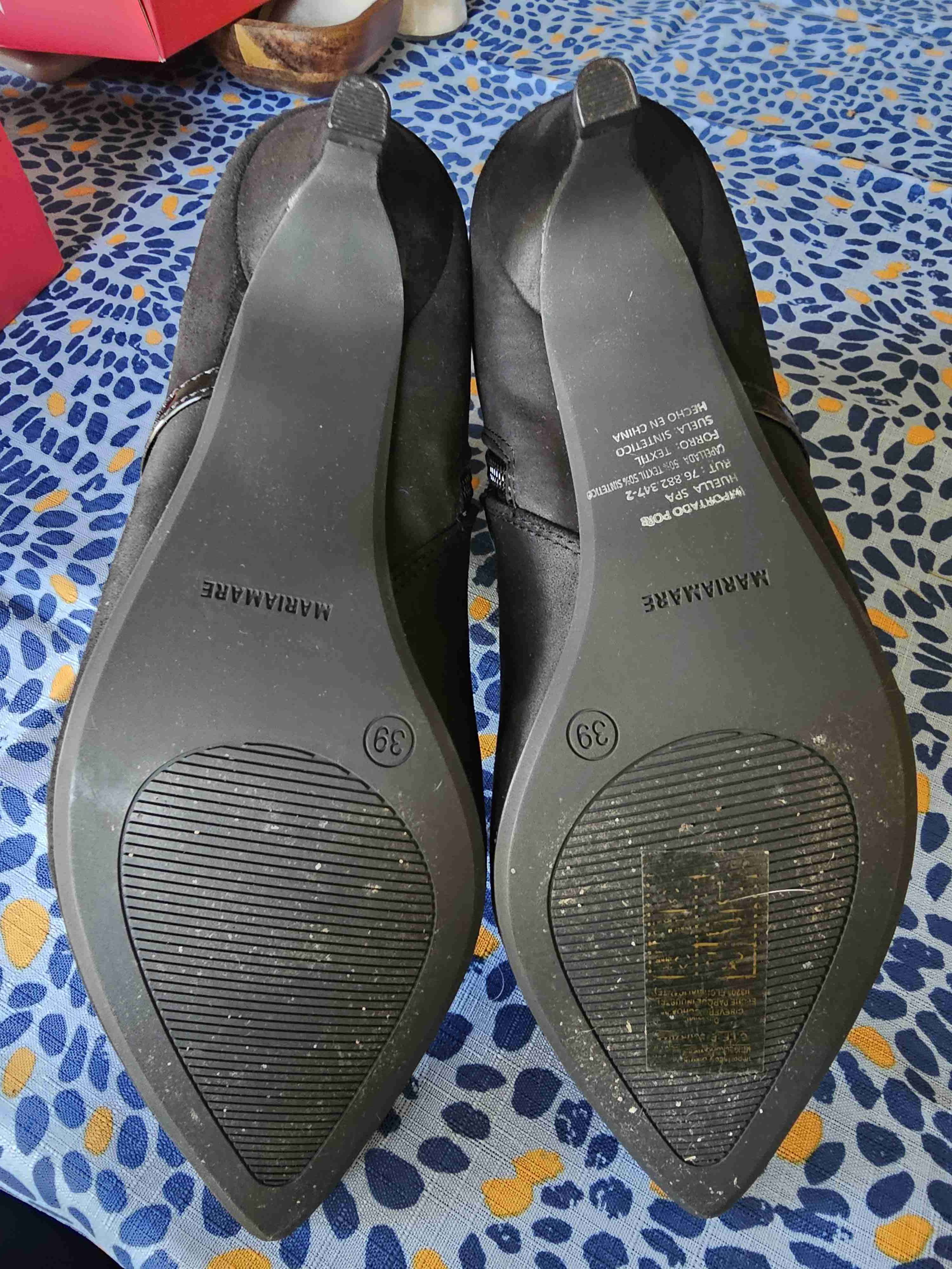 Botines negros con tacón - miniatura 5