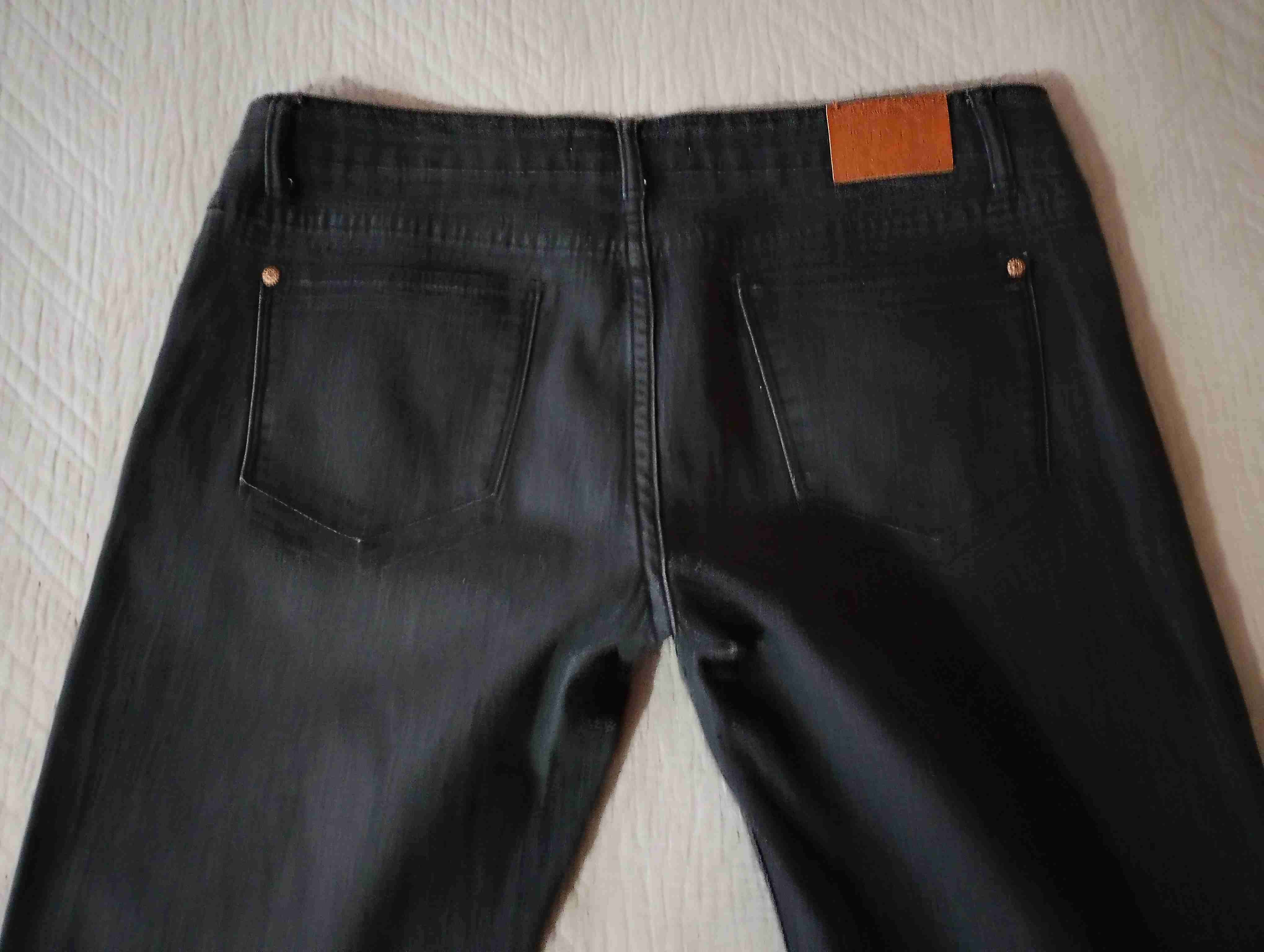 Jeans negros con cierre - miniatura 3