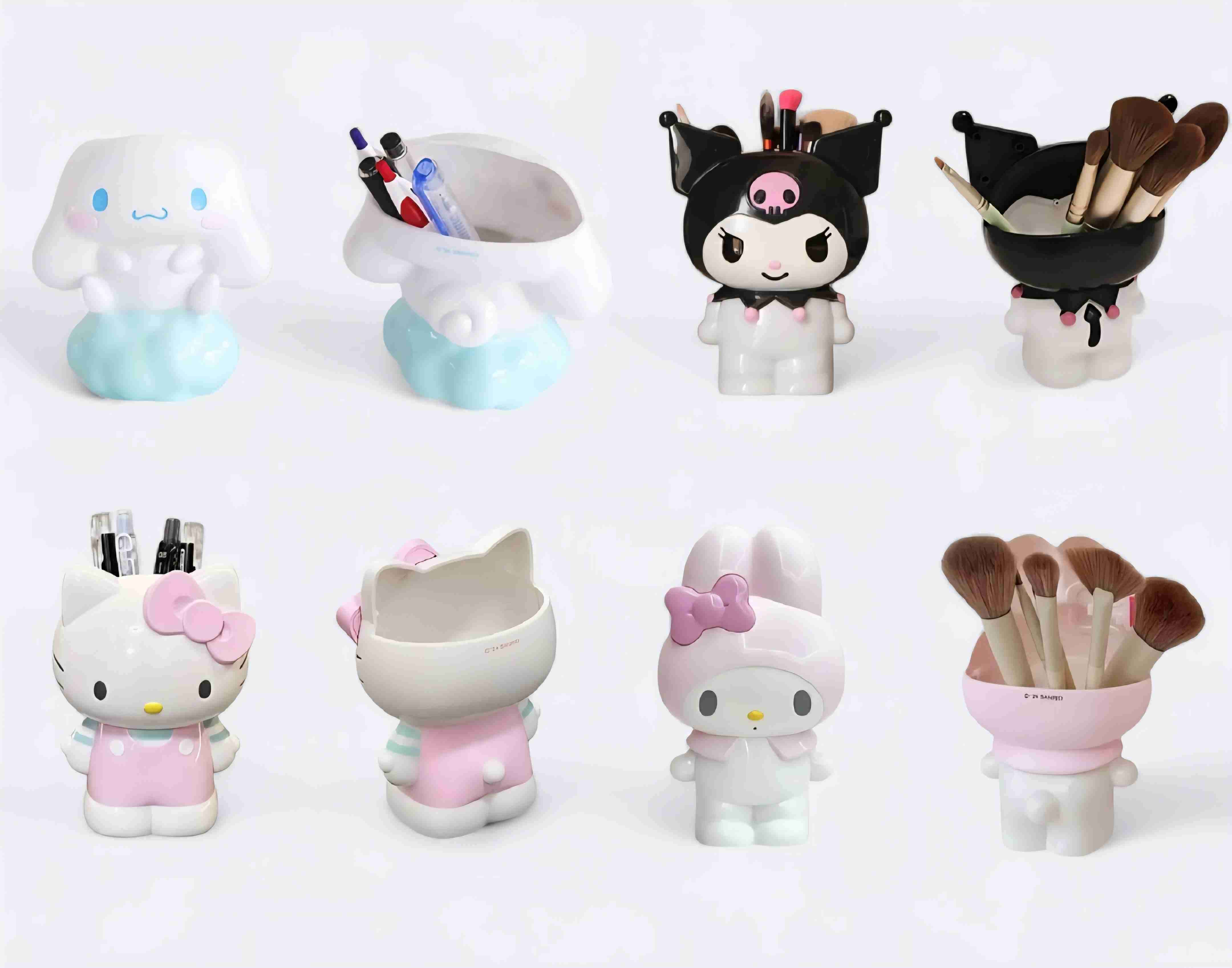 7 Organizadores de escritorio kawaii Sanrio