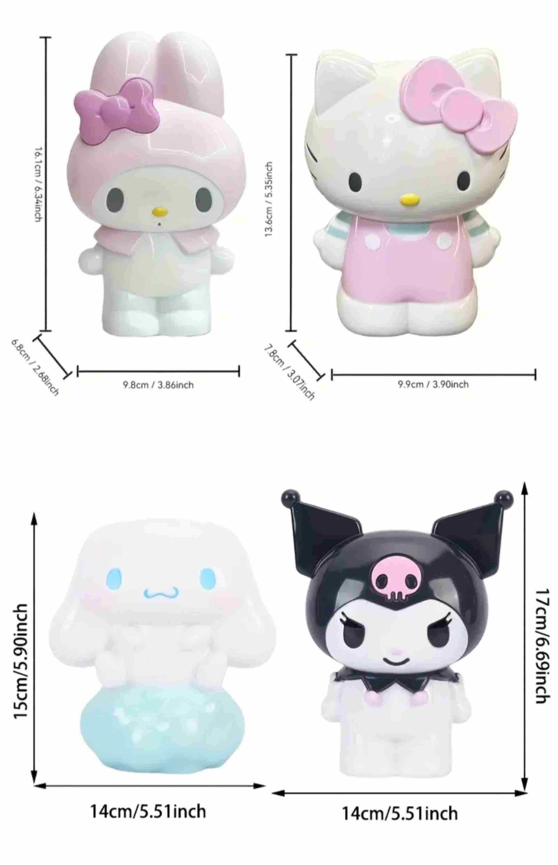 7 Organizadores de escritorio kawaii Sanrio - 2