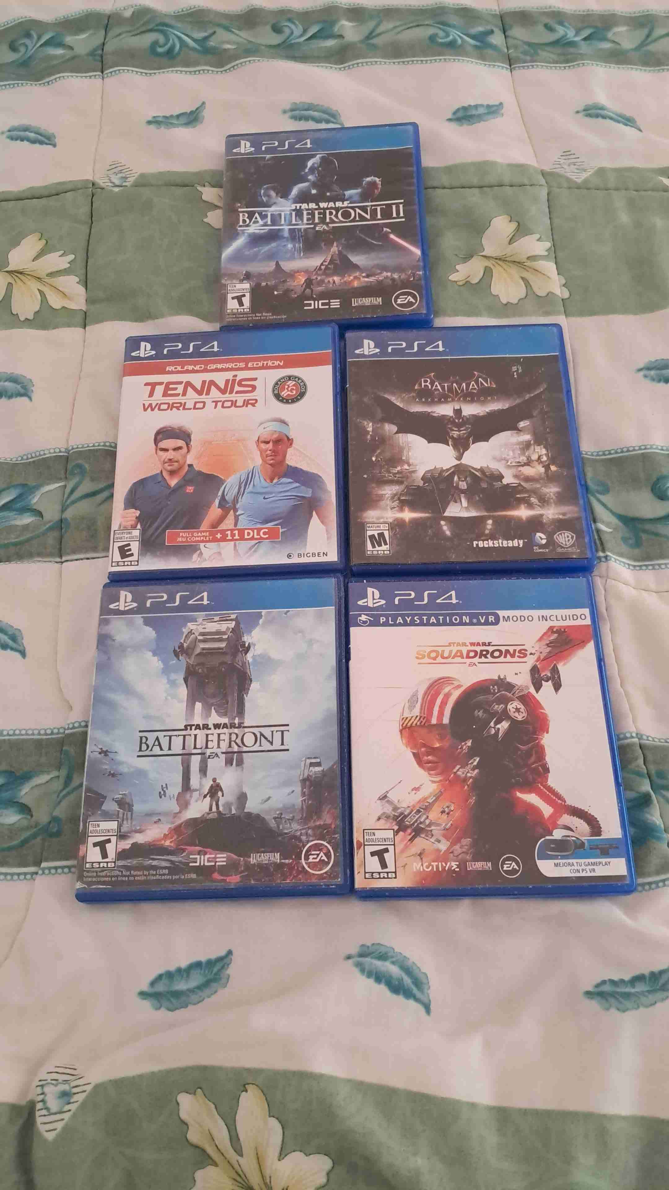 Lote de videojuegos PS4