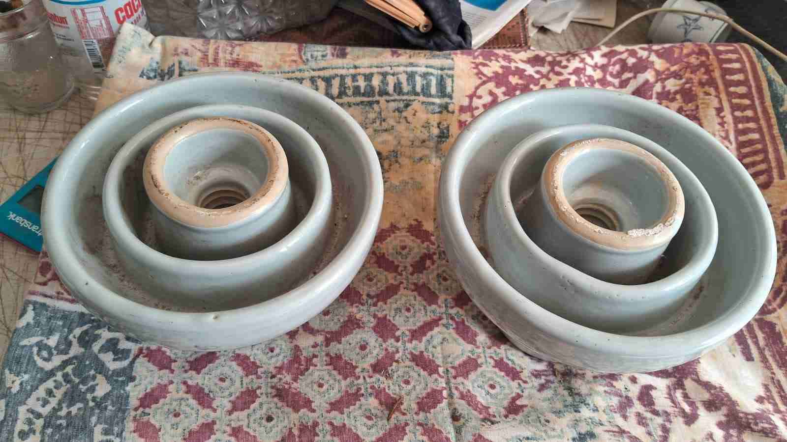 Cuencos de cerámica estilo rústico