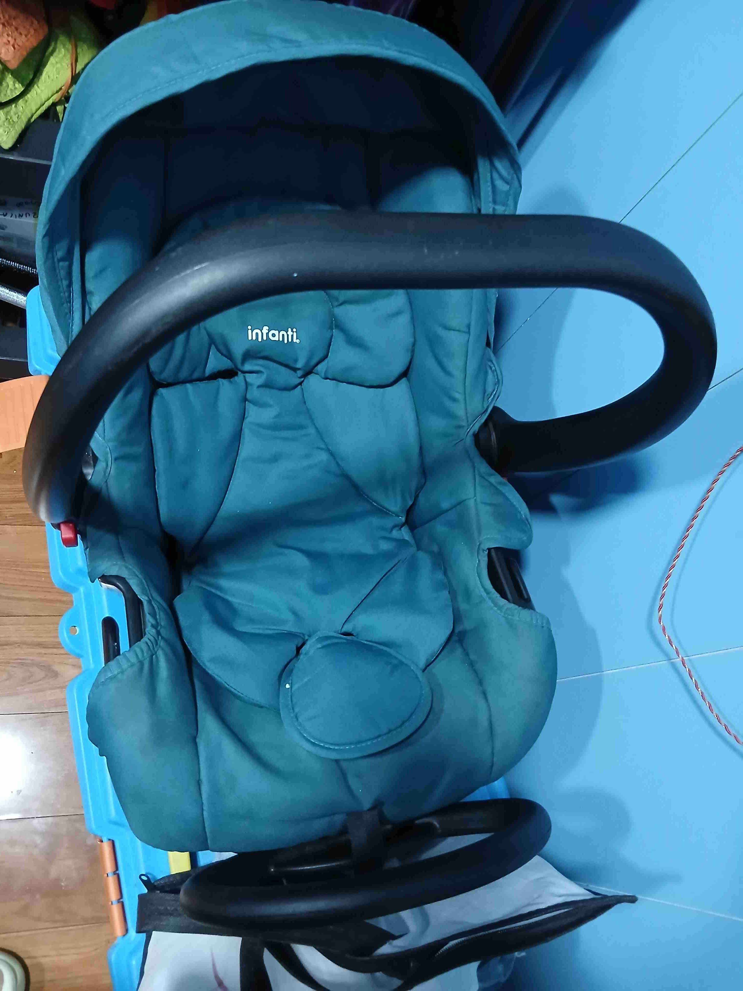 Coche de bebé azul - miniatura 2