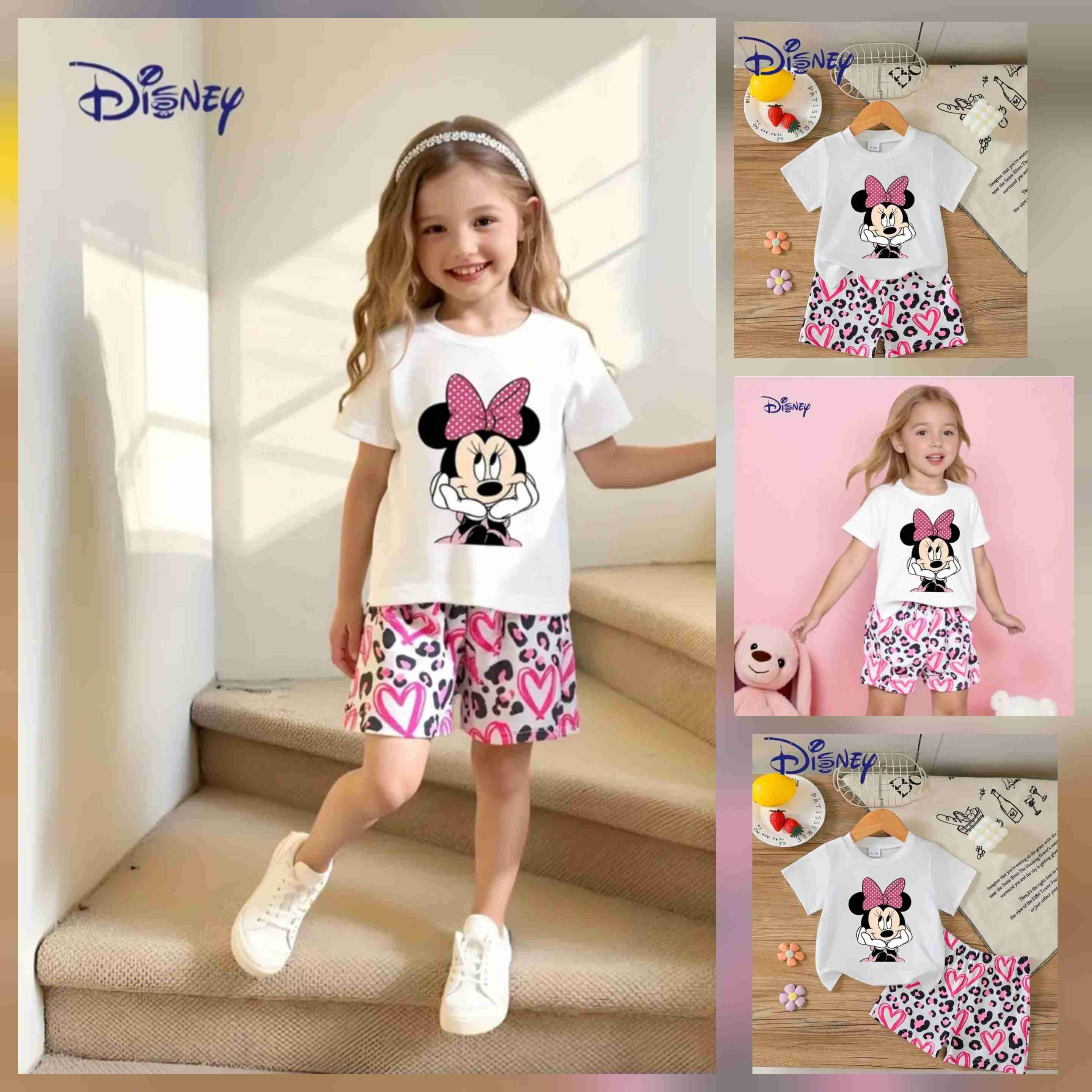 Conjunto Minnie para niñas talla 6 a 8