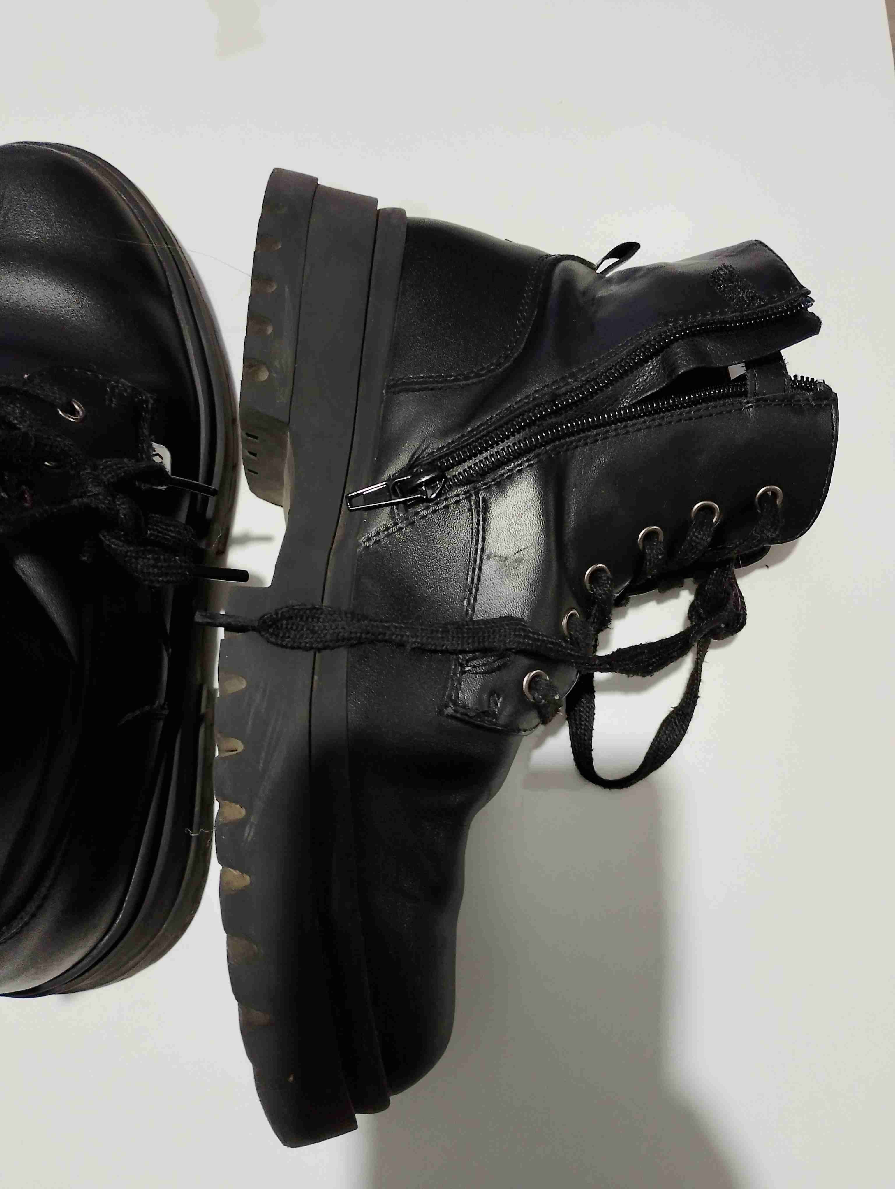 Botines negros de cuero colloky - miniatura 2