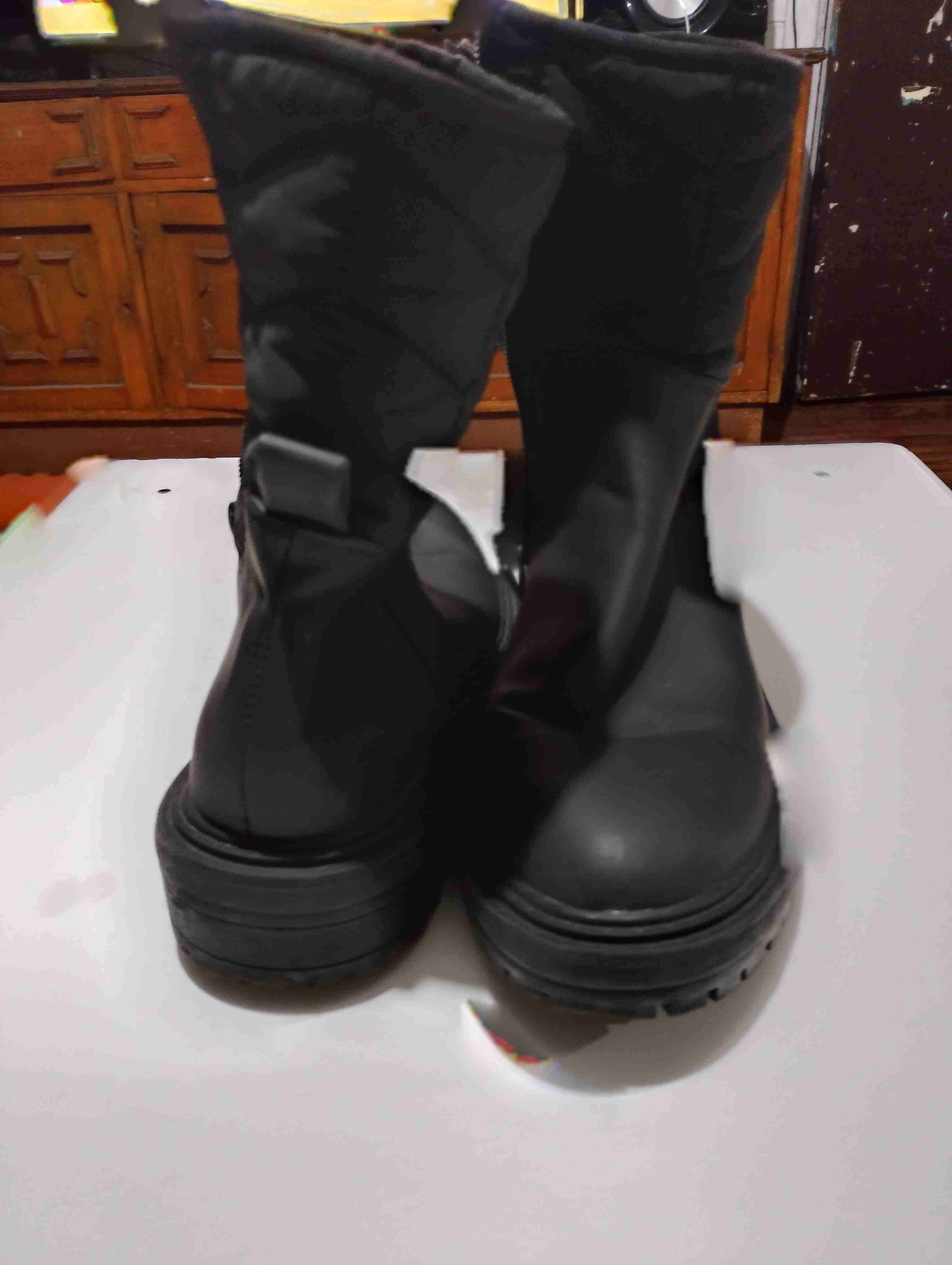 Botas negras acolchadas