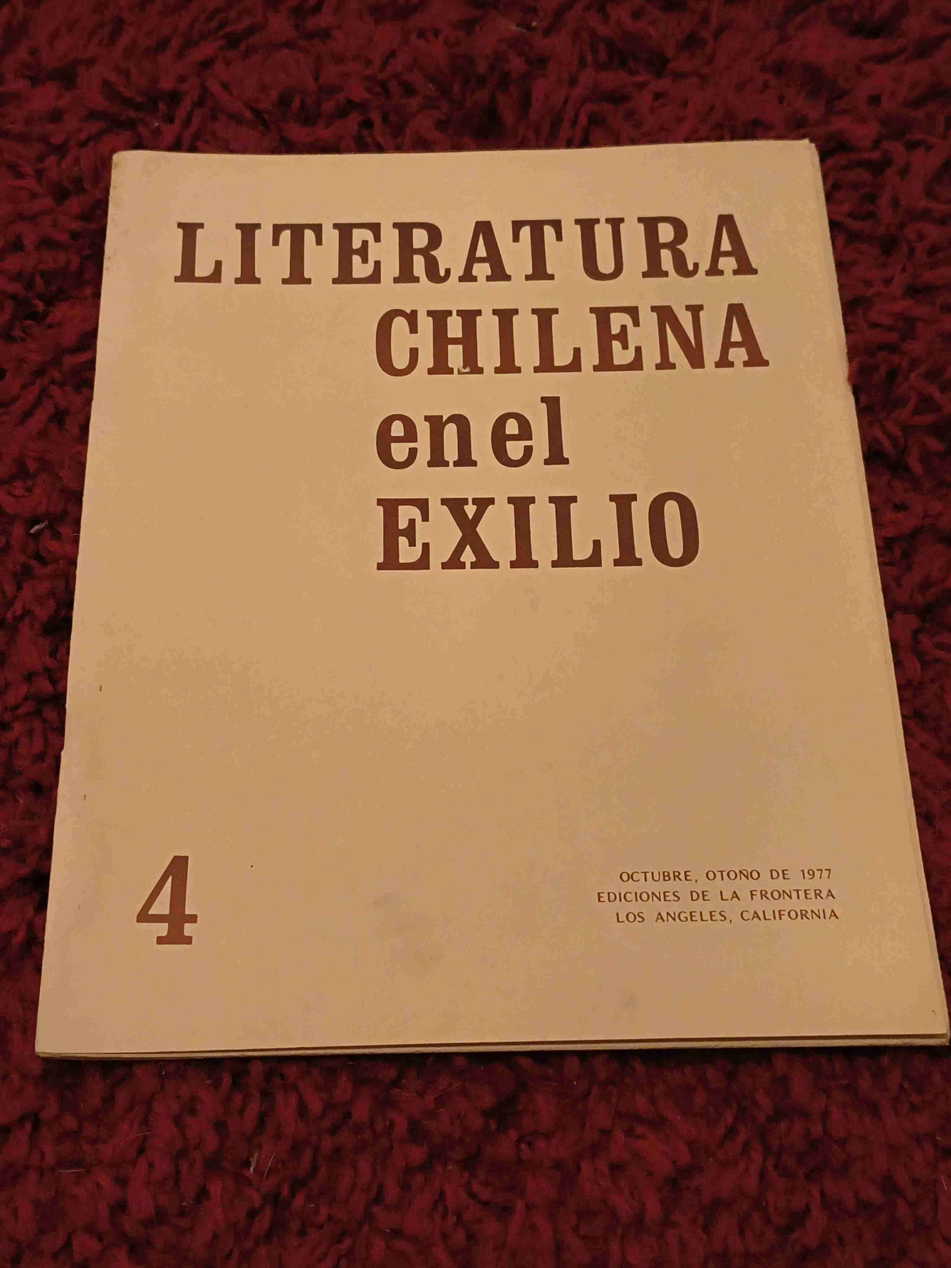Libros 'Literatura Chilena en el Exilio' - miniatura 4
