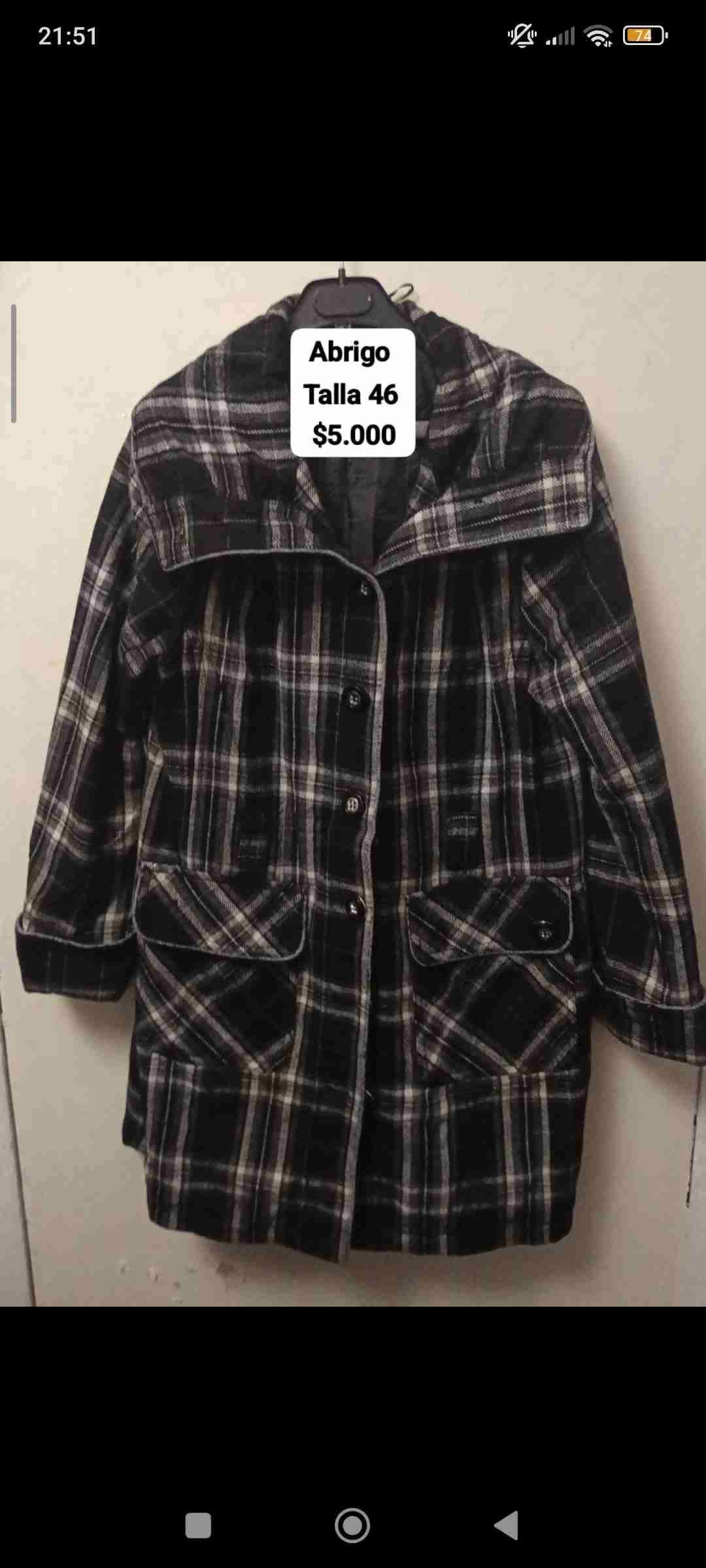 Abrigo negro XL y abrigo talla 46 - miniatura 2